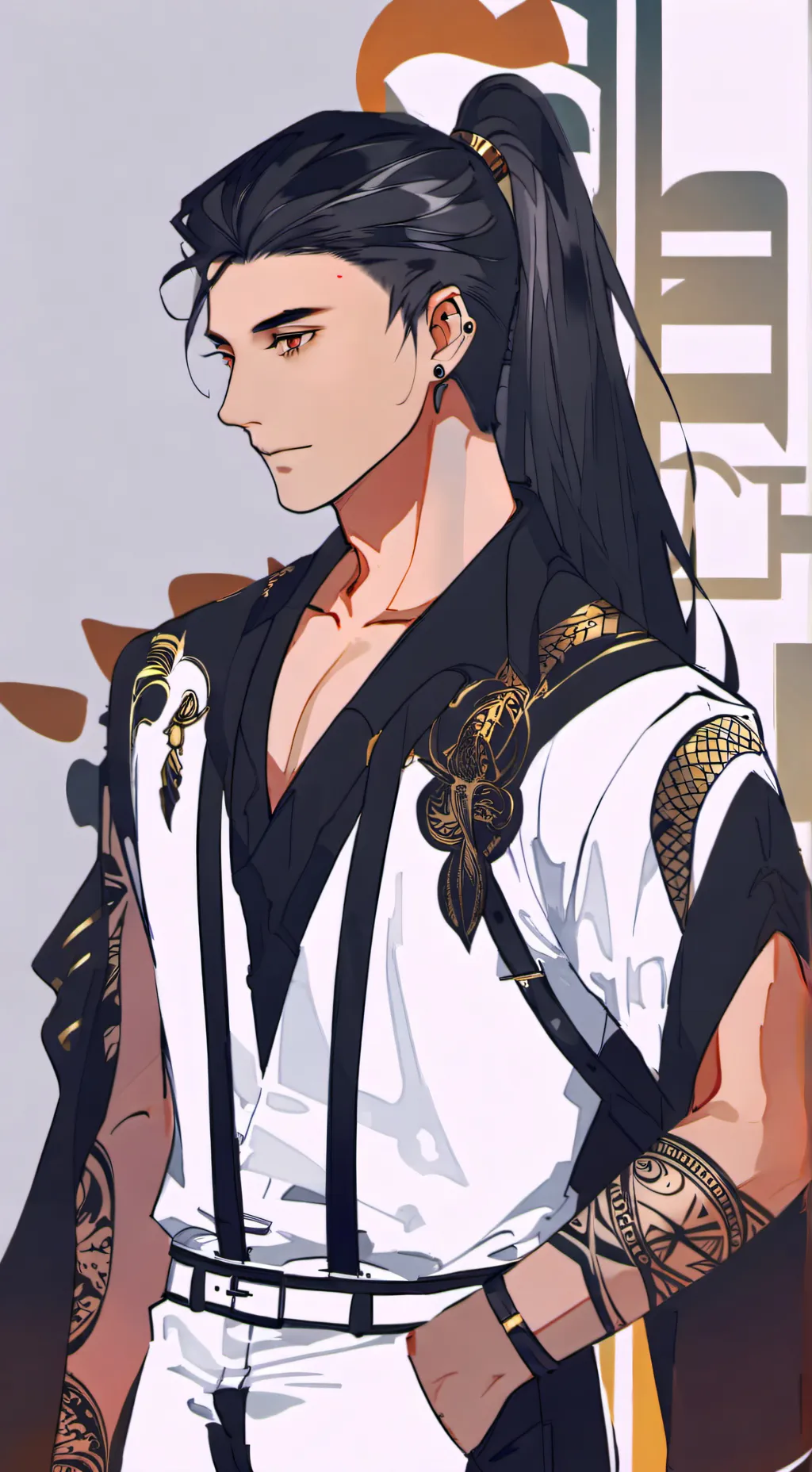 ai character: Alpha-Dominic  background