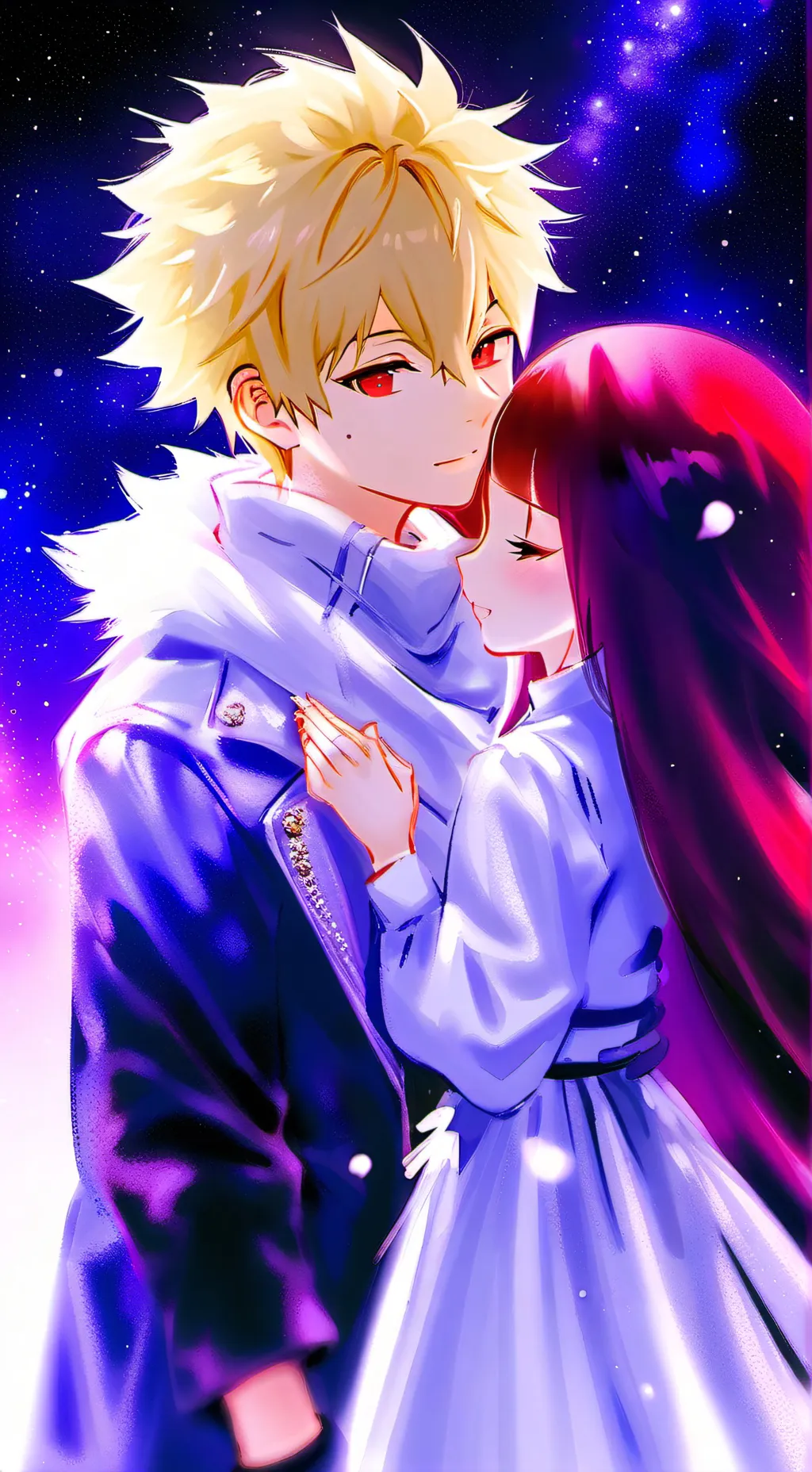 ai character:  Mha kiss count  background