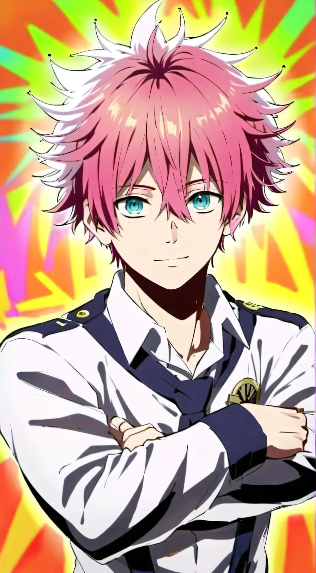 ai character: Katsuki Bakugo background