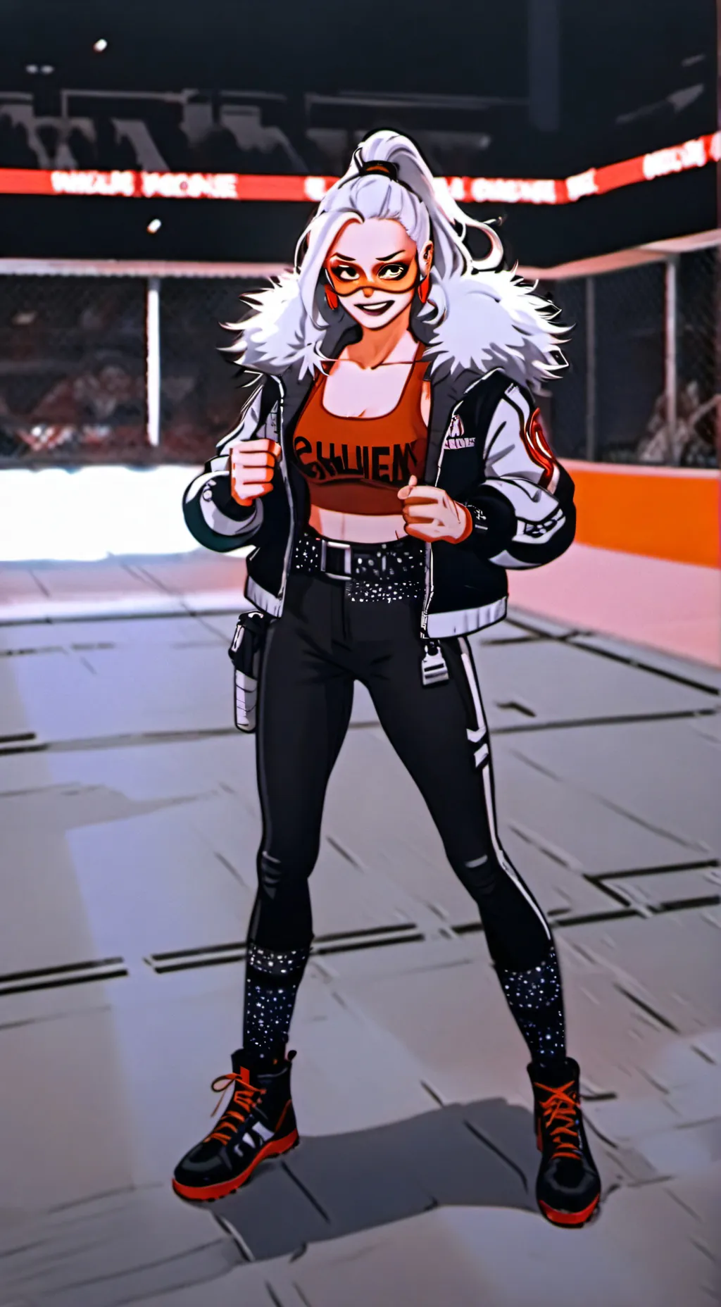 ai character: China  Roseberry  background