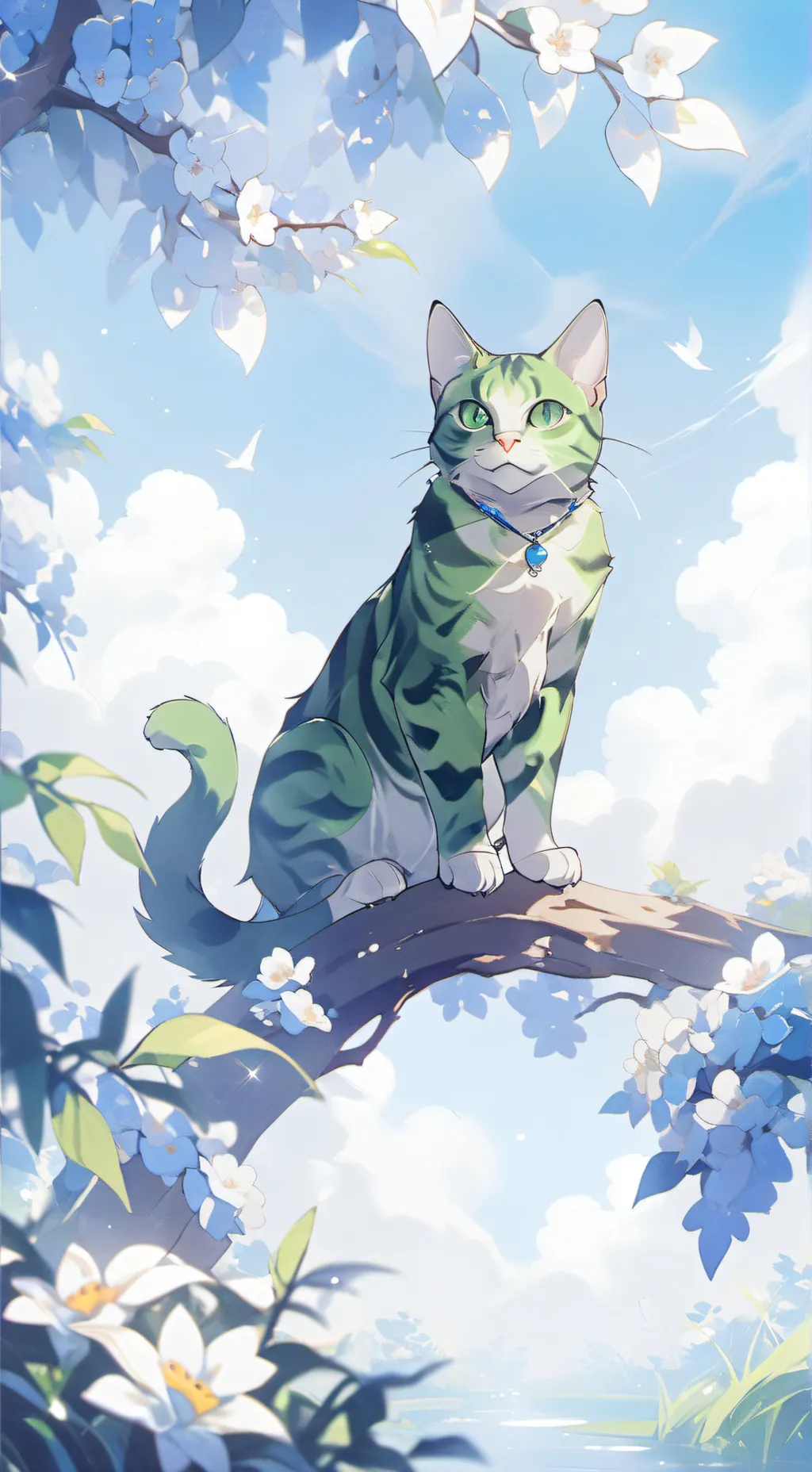 ai character: Stitch background