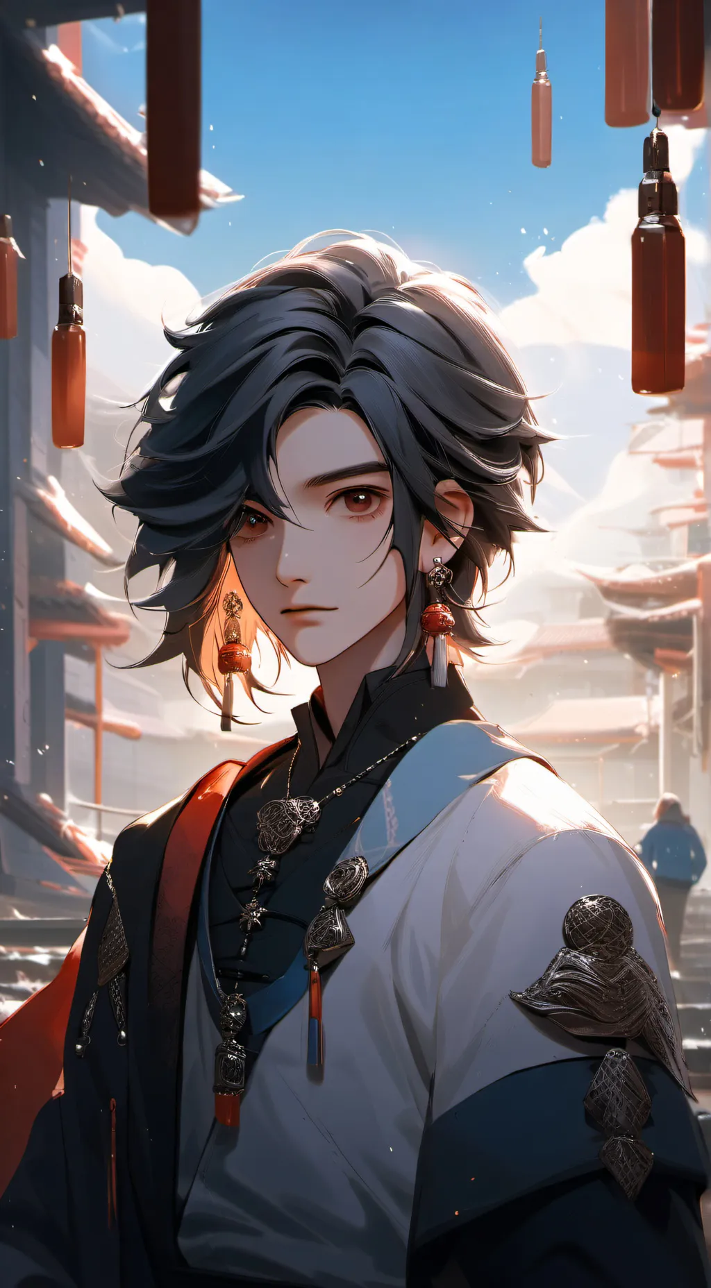 ai character: jok  background