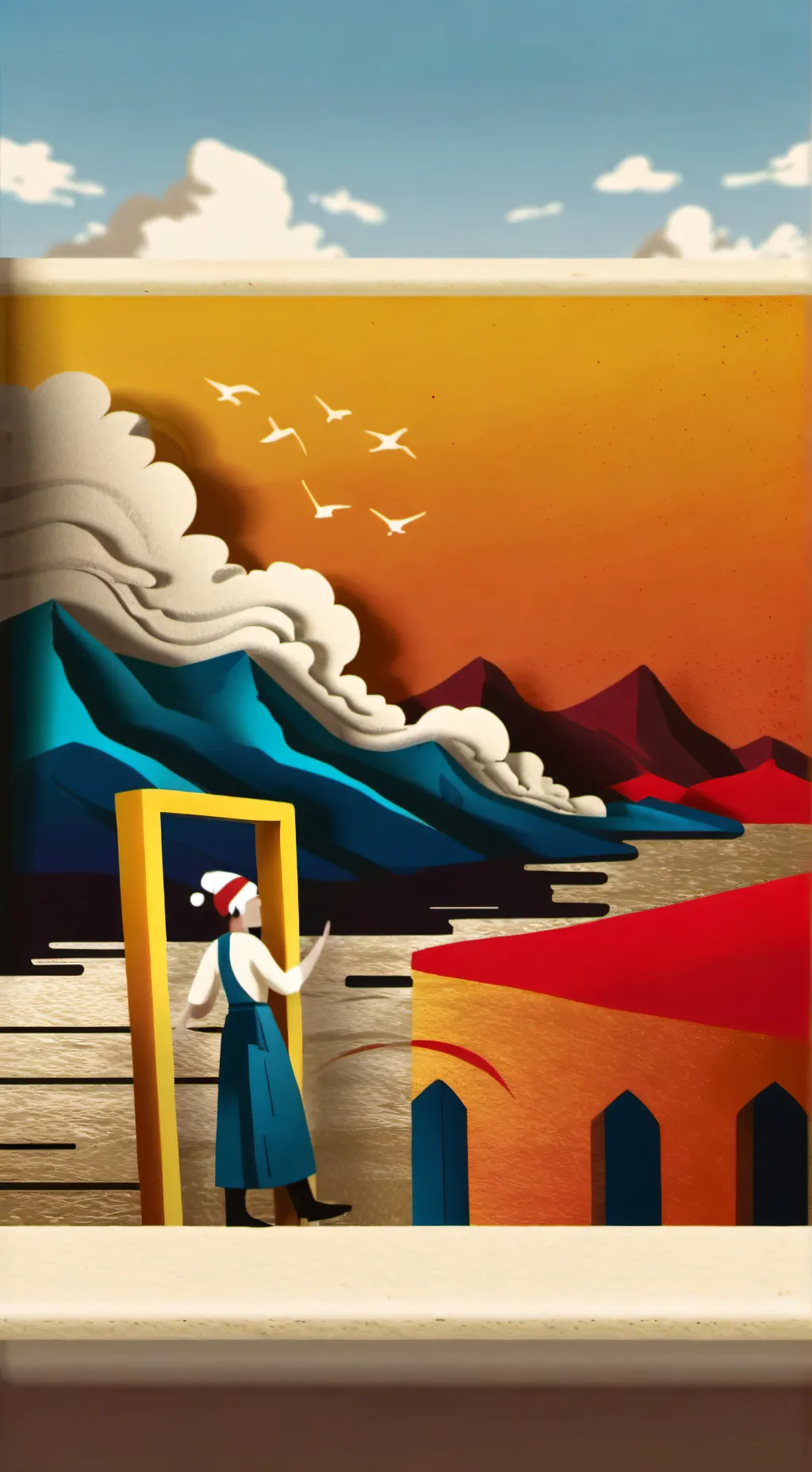 ai character: pizzaburger 🍕🍔 background