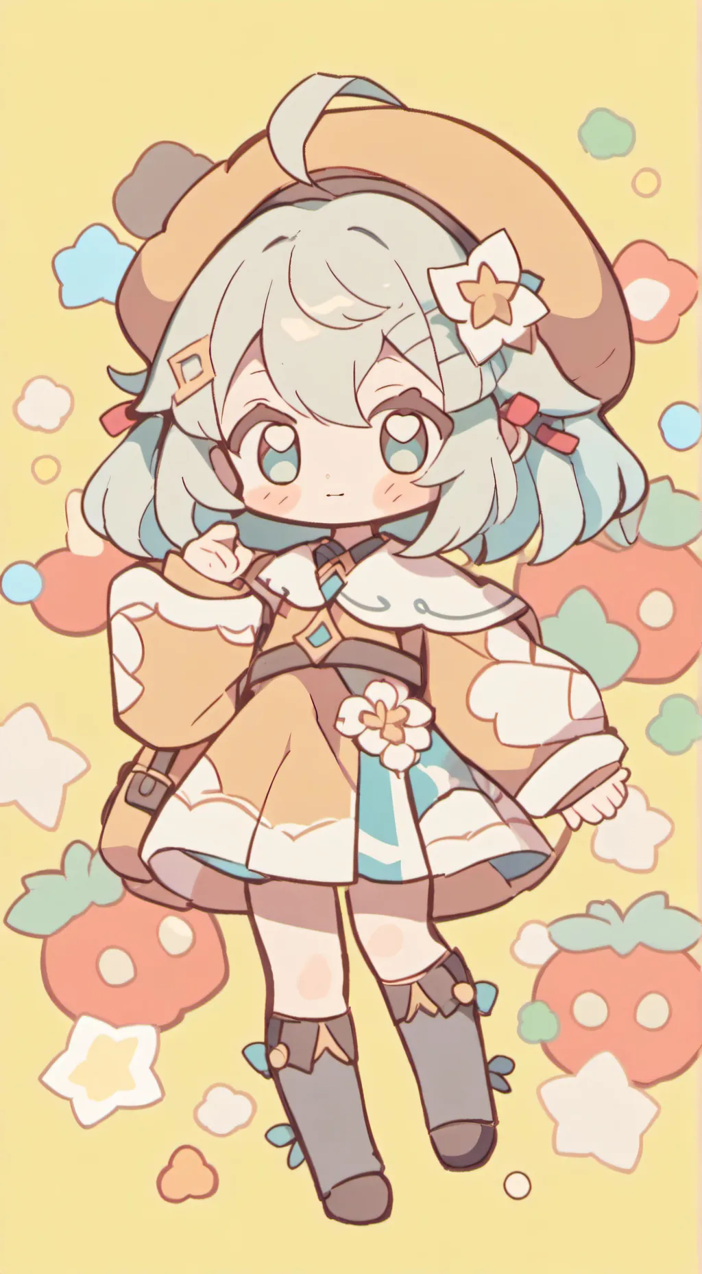 ai character: bunny bassist dw background