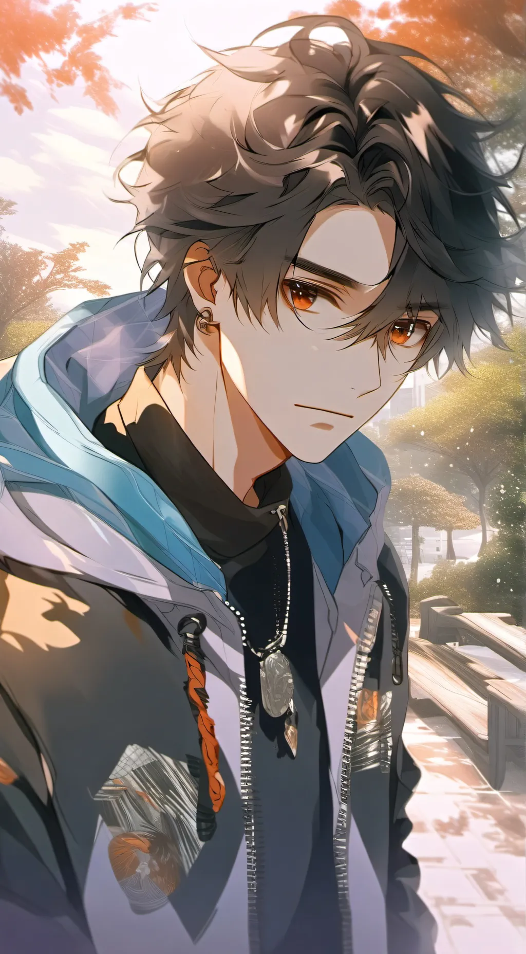 ai character: Theo background