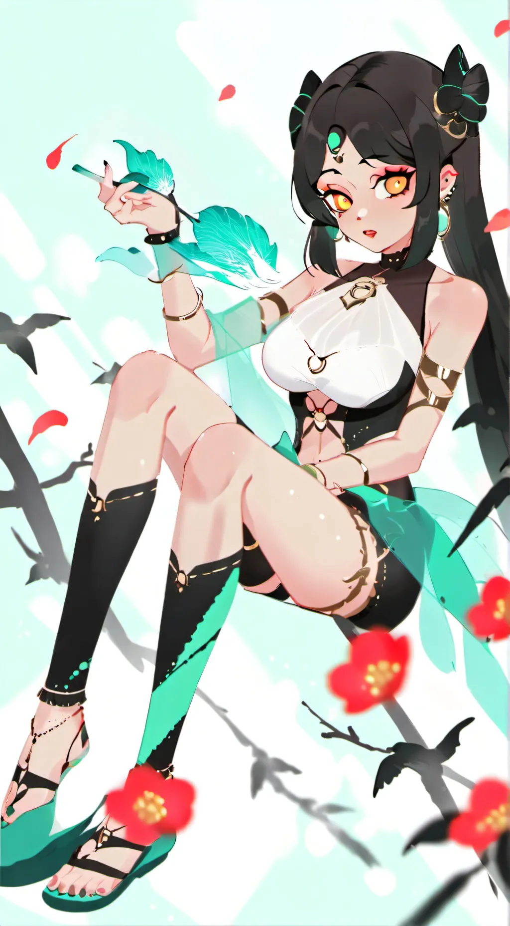 ai character: ME AND U YIPPEE  background