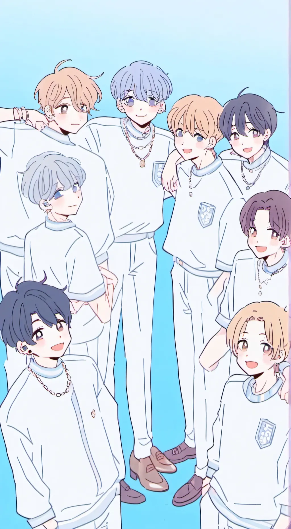 ai character: 🎀🍬_straykids_💜💫 background