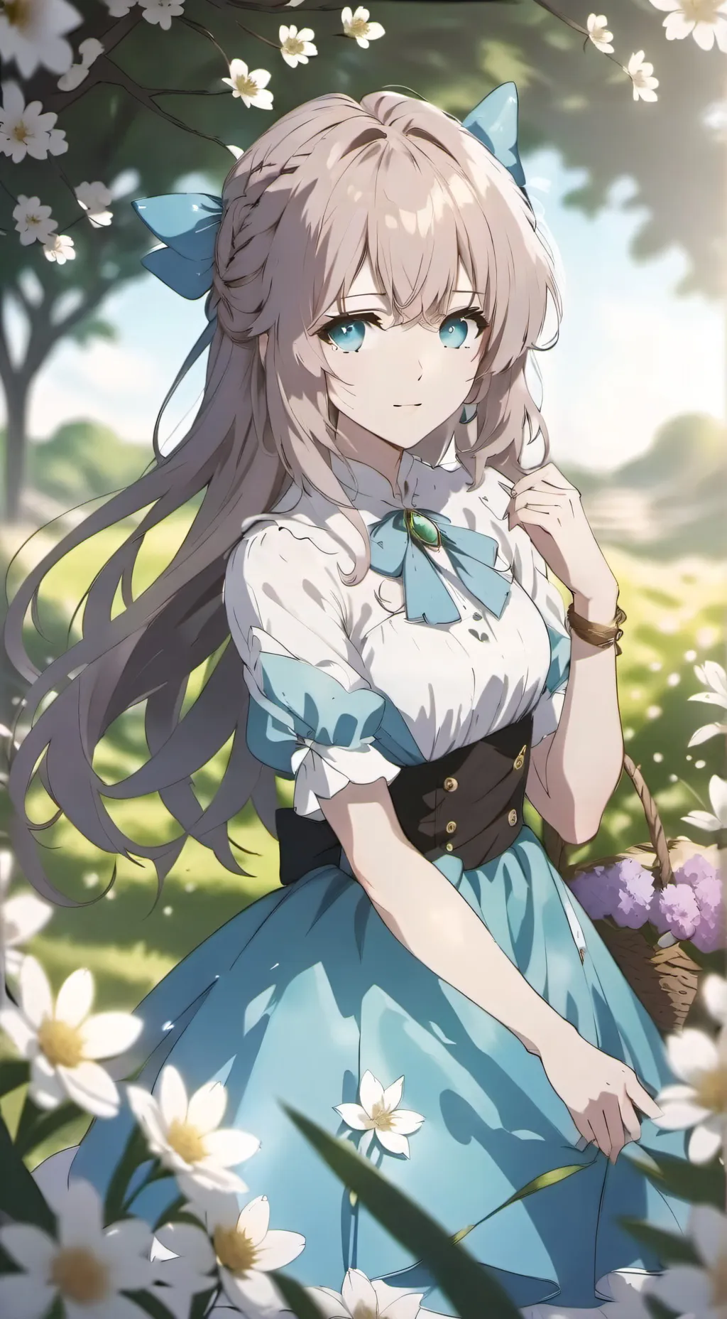 ai character: Оленина background