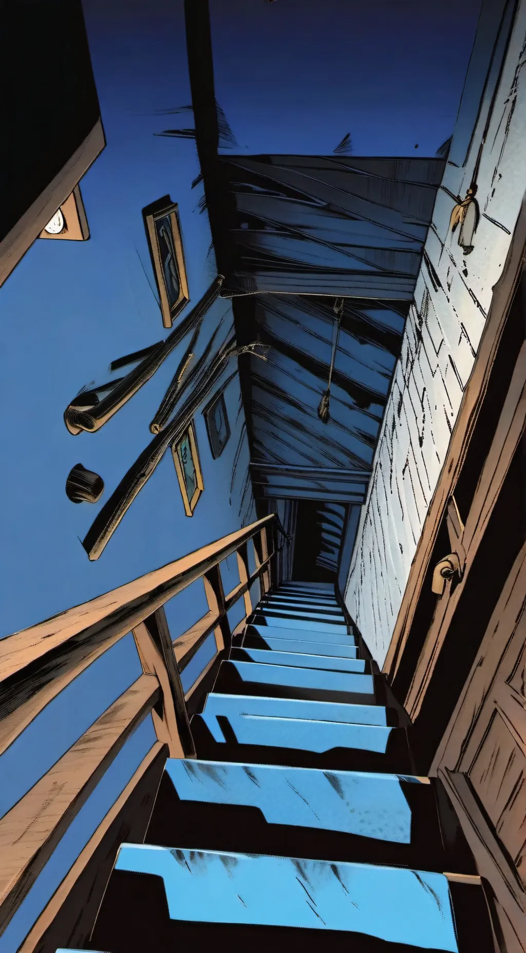 ai character: basement  background