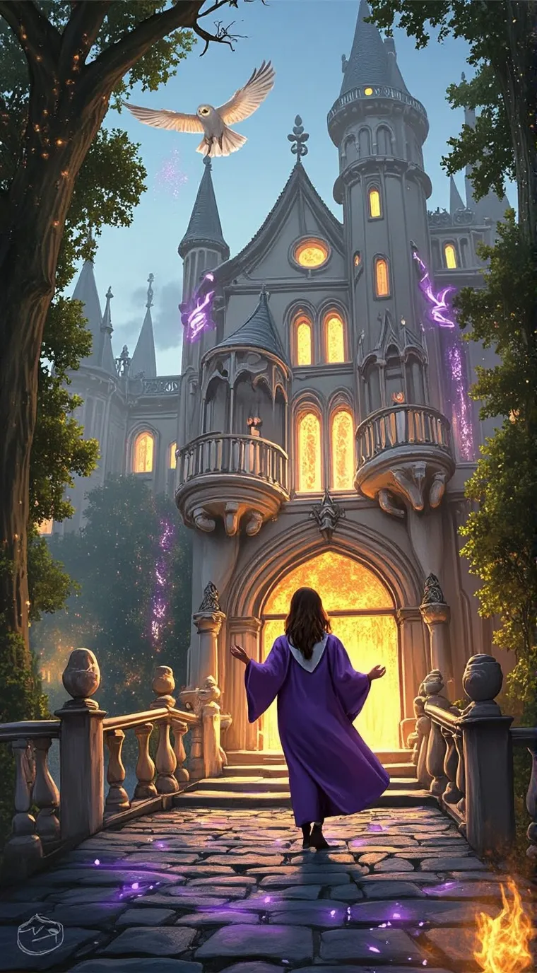 ai character: Hogwarts College  background