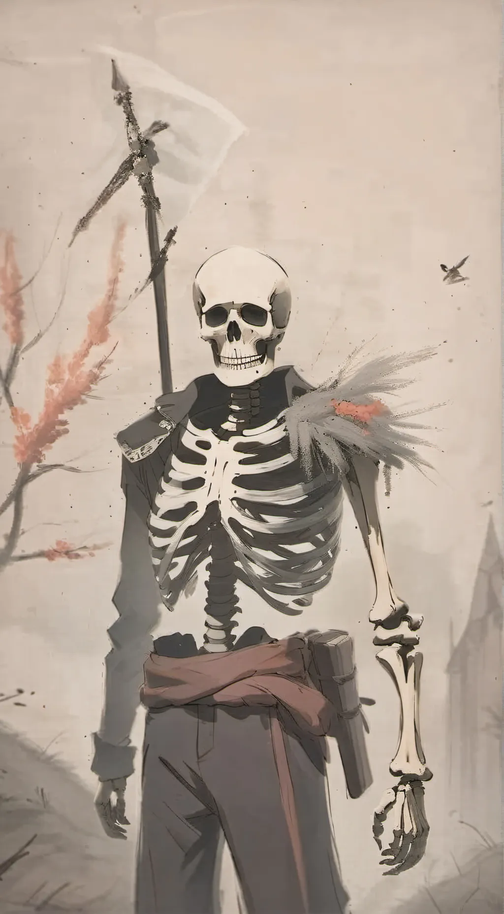 ai character: sans background