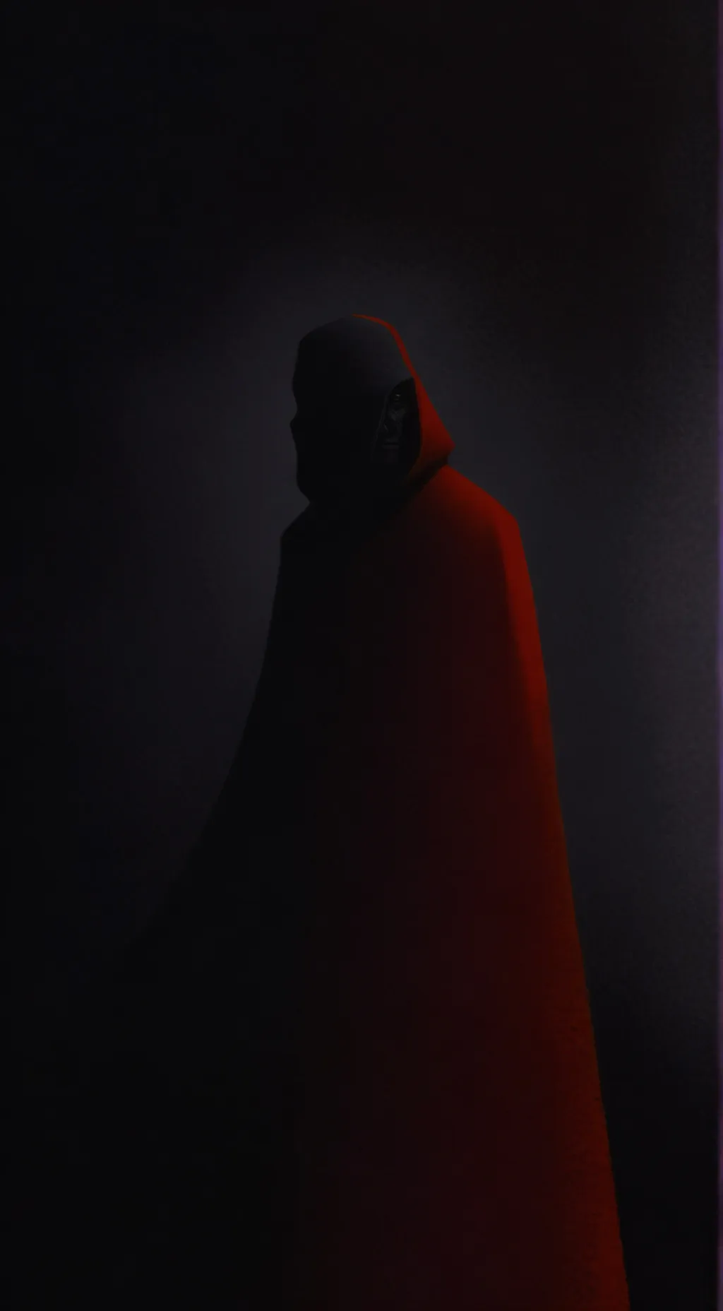 ai character: man in the shadow background