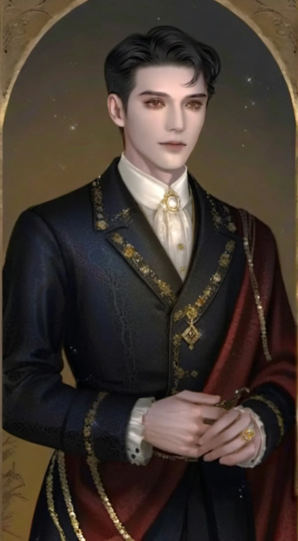 ai character: Макс background