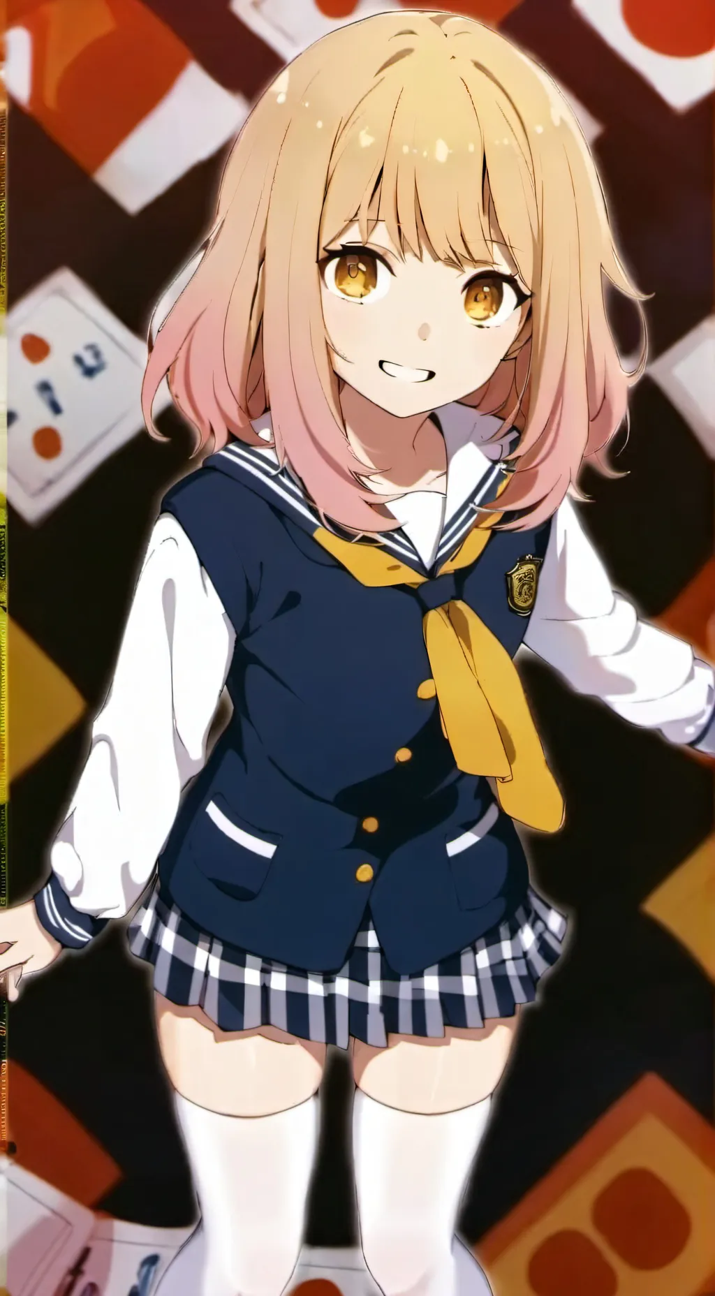 ai character: Mina Ashwood  background