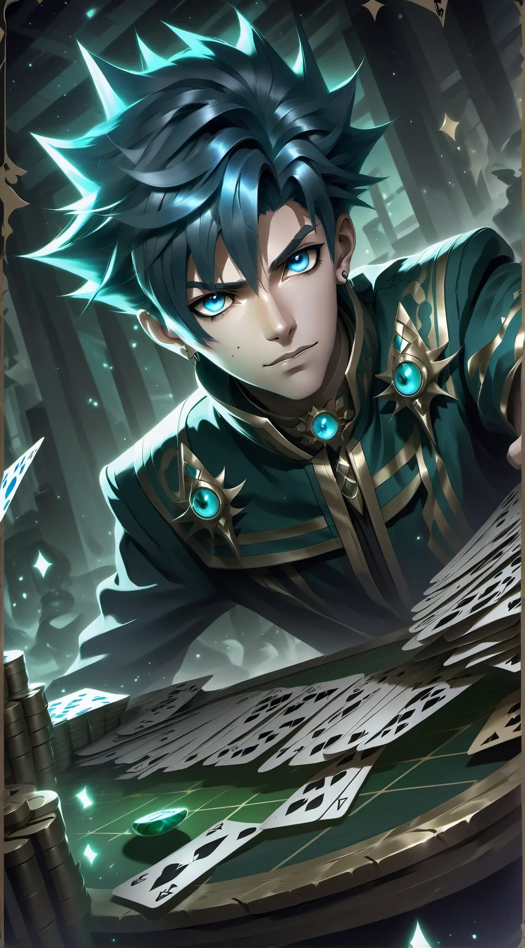 ai character: Yugi Muto background