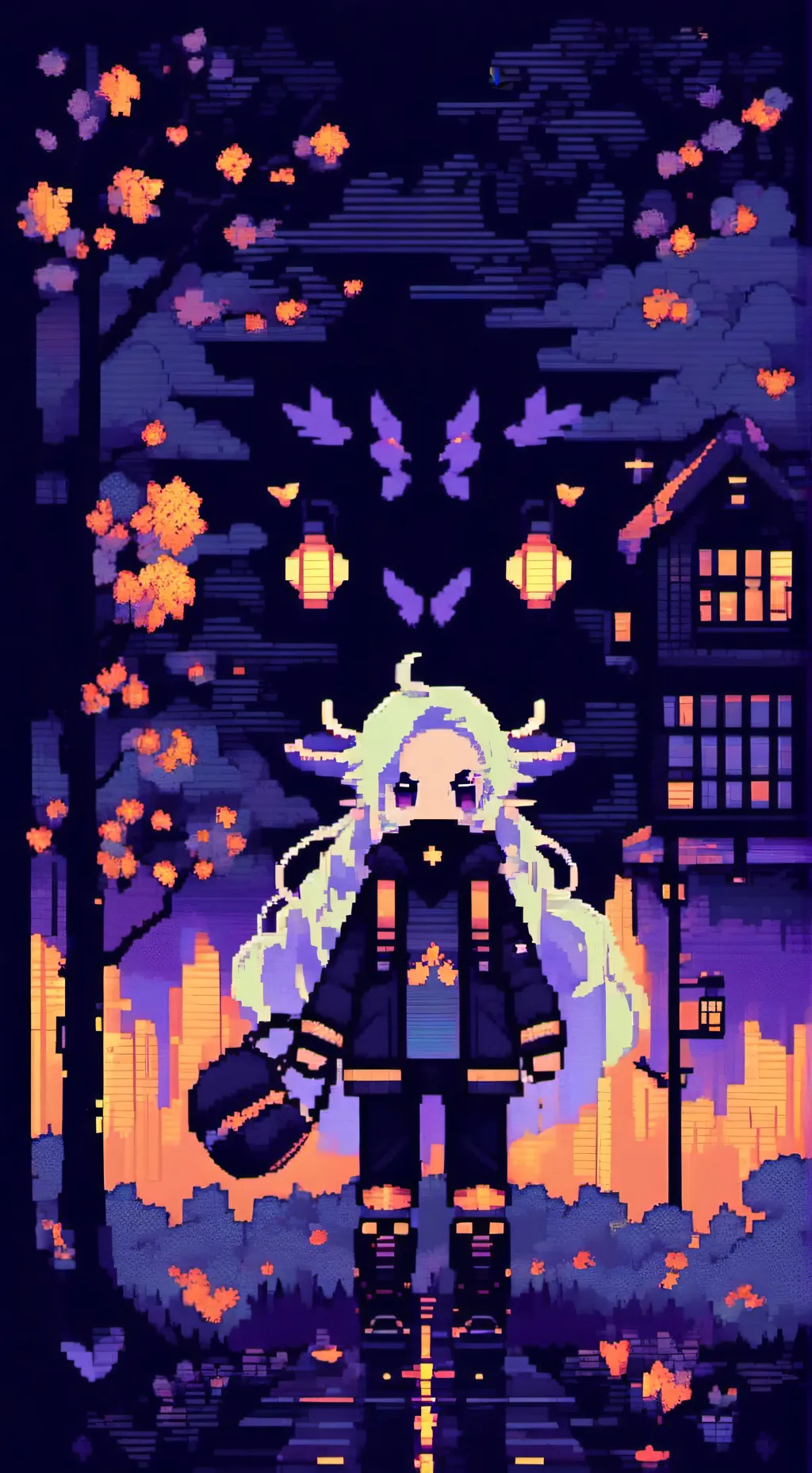 ai character: ∆©¥∆¢ background