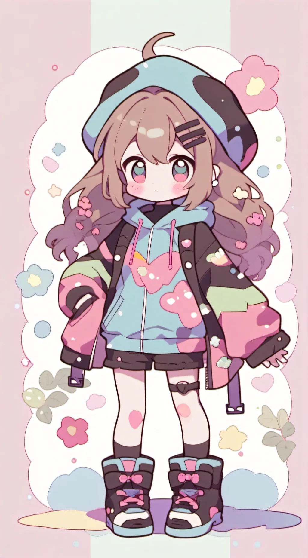 ai character: bun bun  background