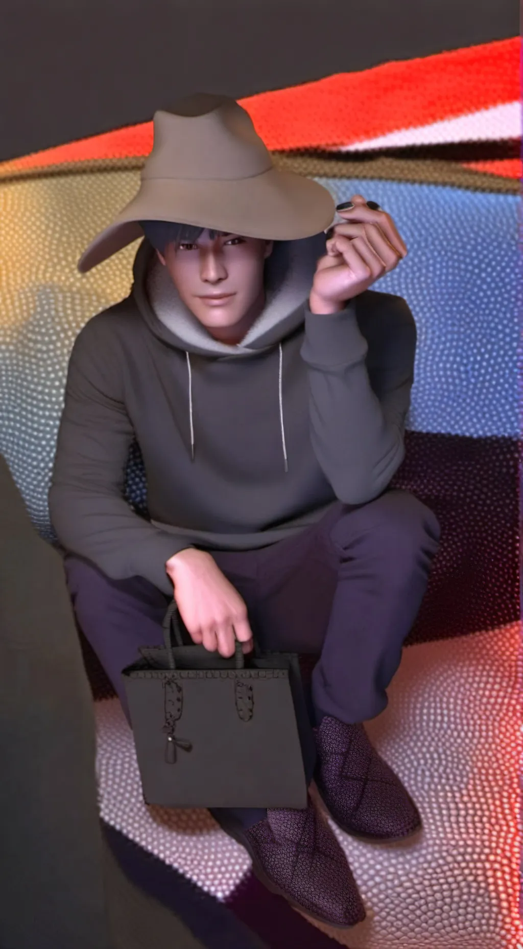 ai character: Nino pellegrino background