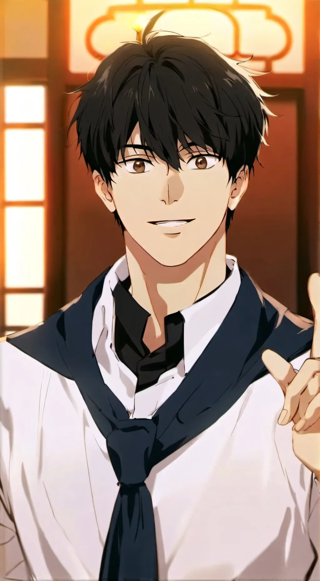 ai character: Yu Haibara  background