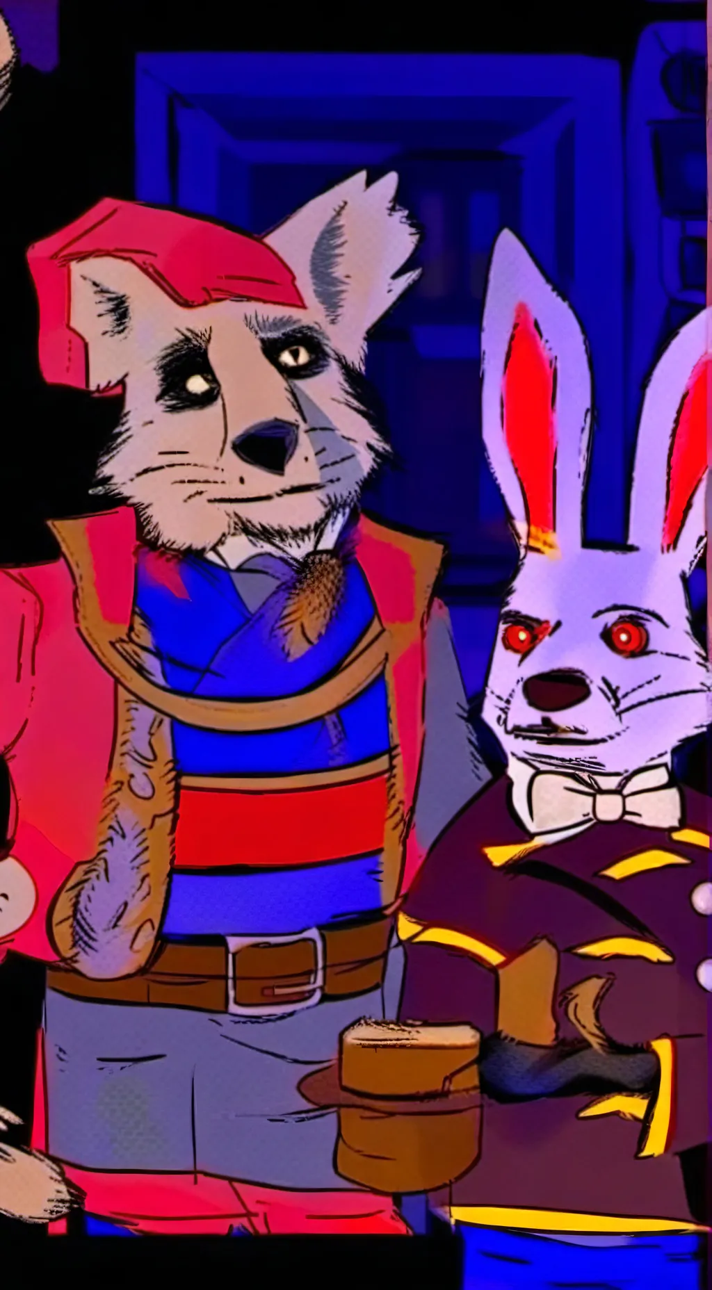 ai character: FNAF background