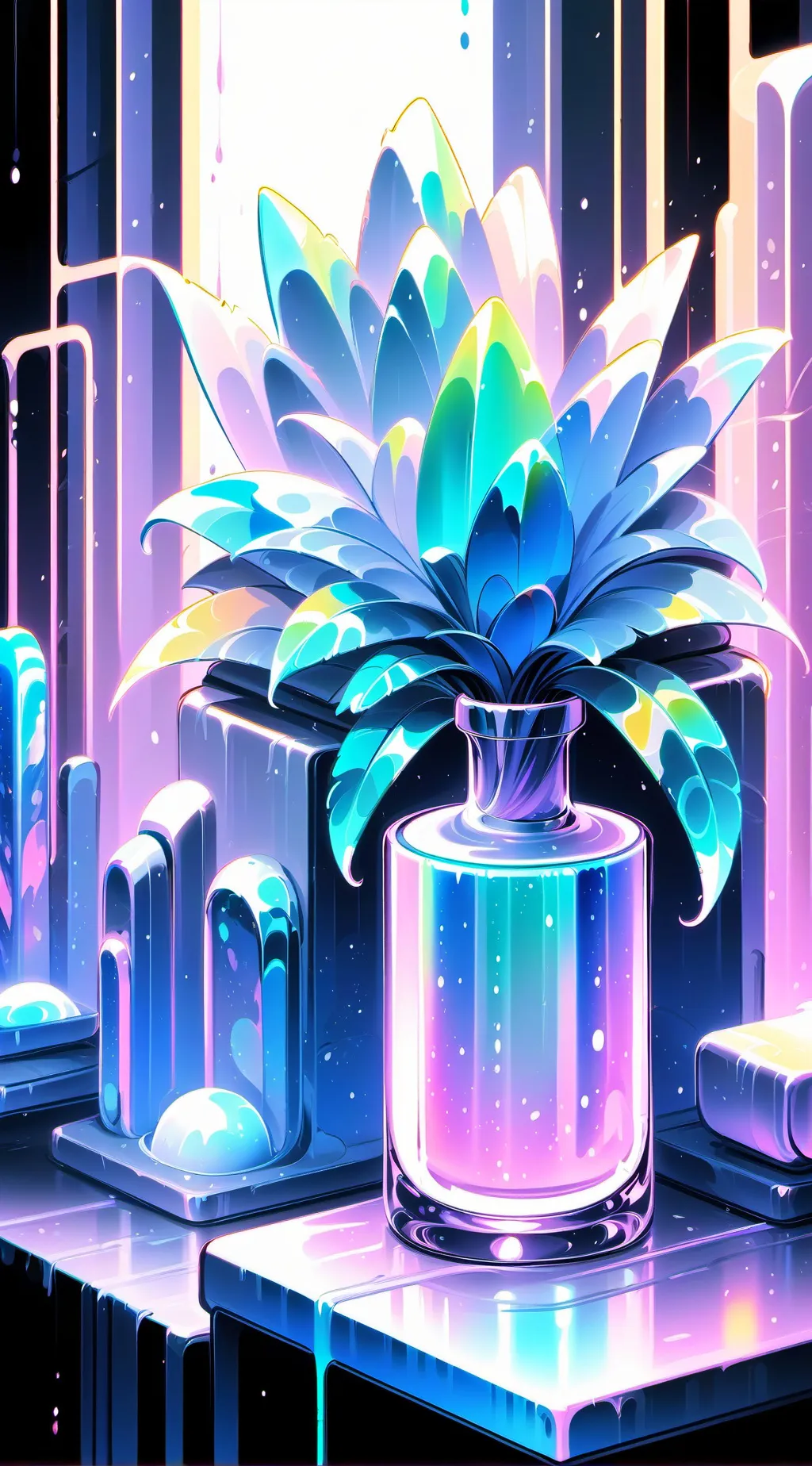 ai character: Dandy's Rave AU background