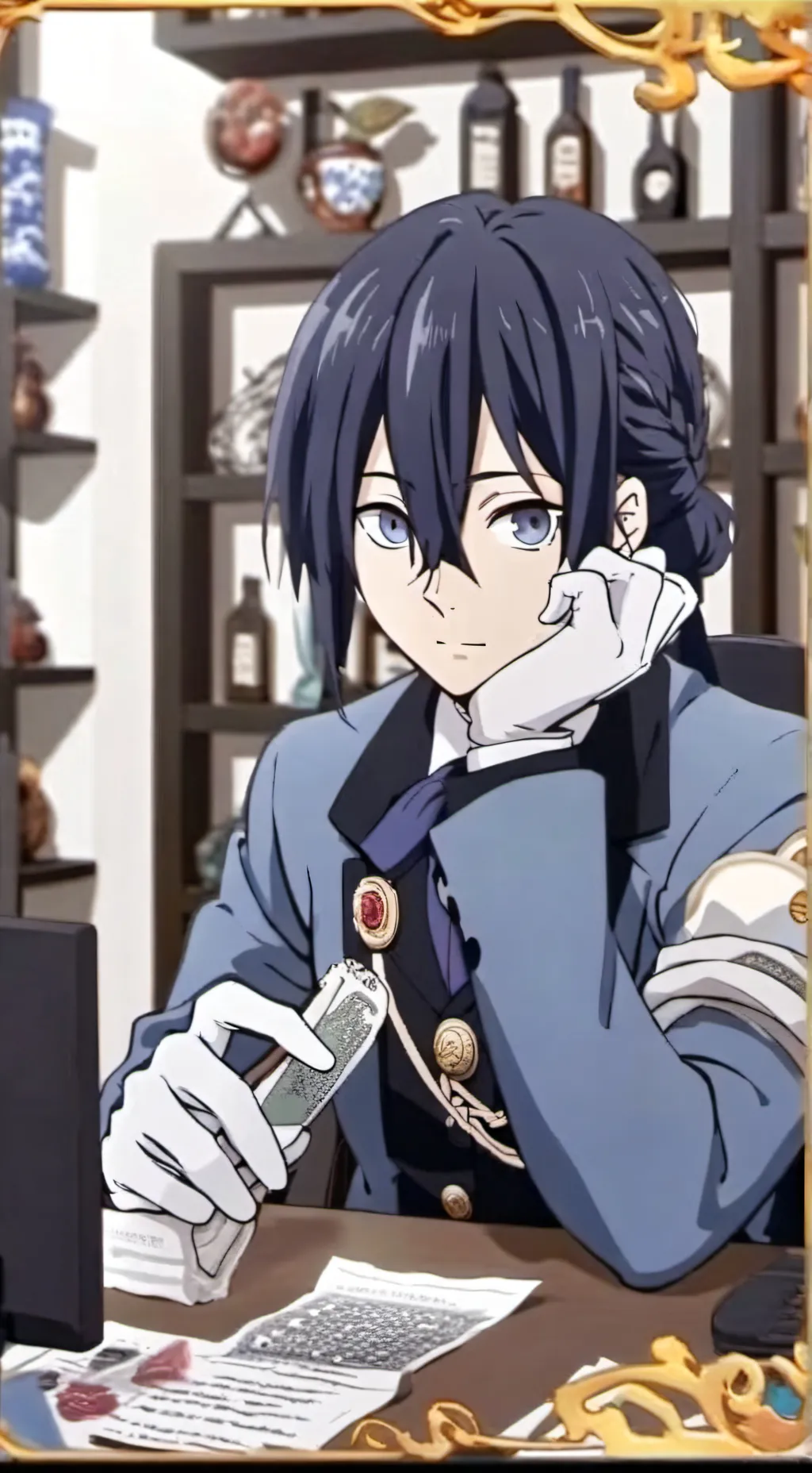 ai character: Leo tu enemigo background