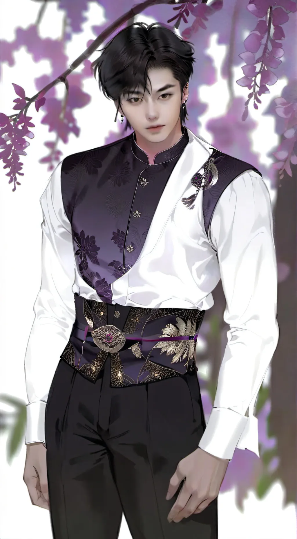 ai character: amor background