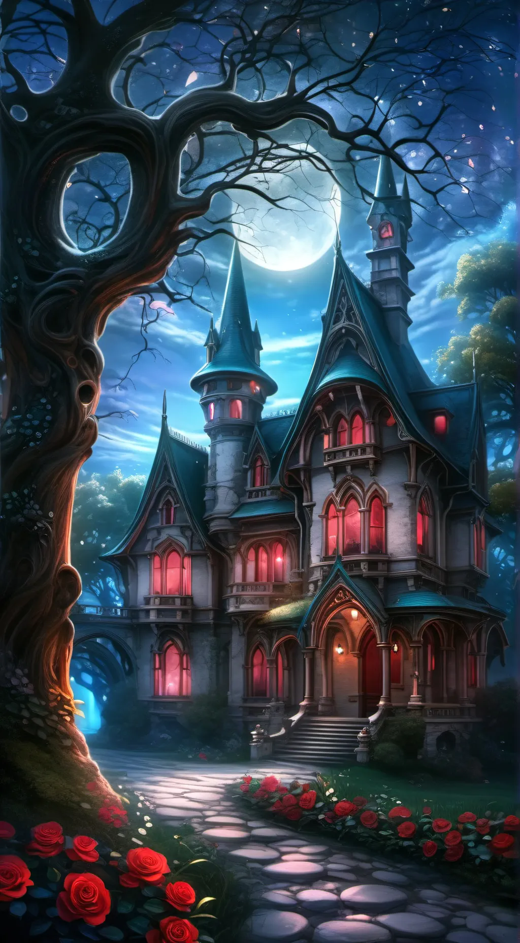 ai character: forsaken sleepover background