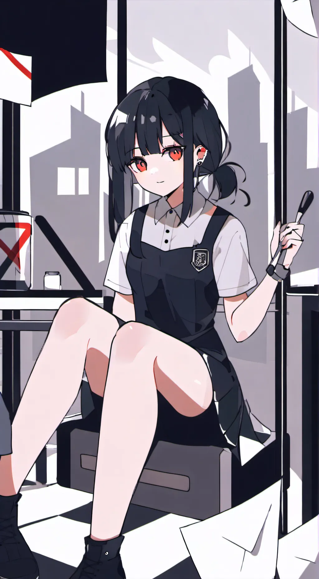 ai character: Y/N turned evil background