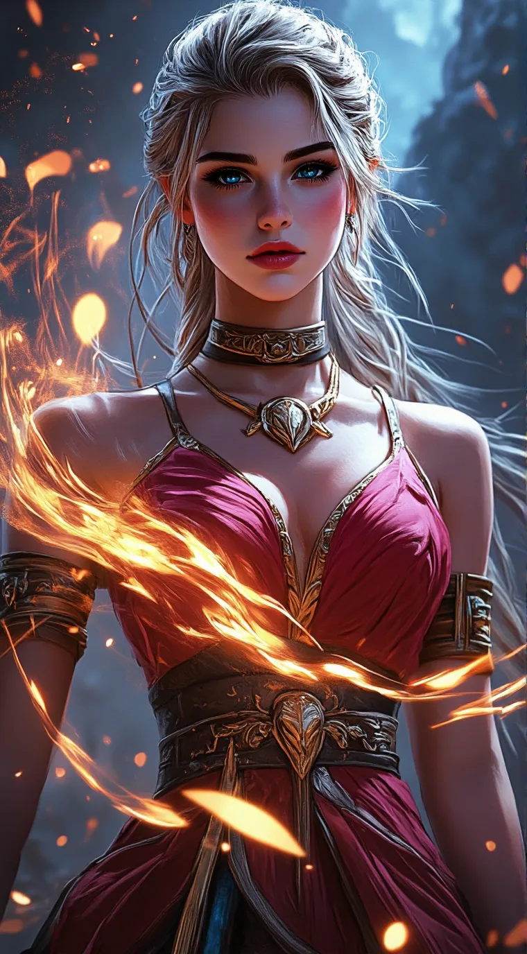 ai character: Lilly luna potter background