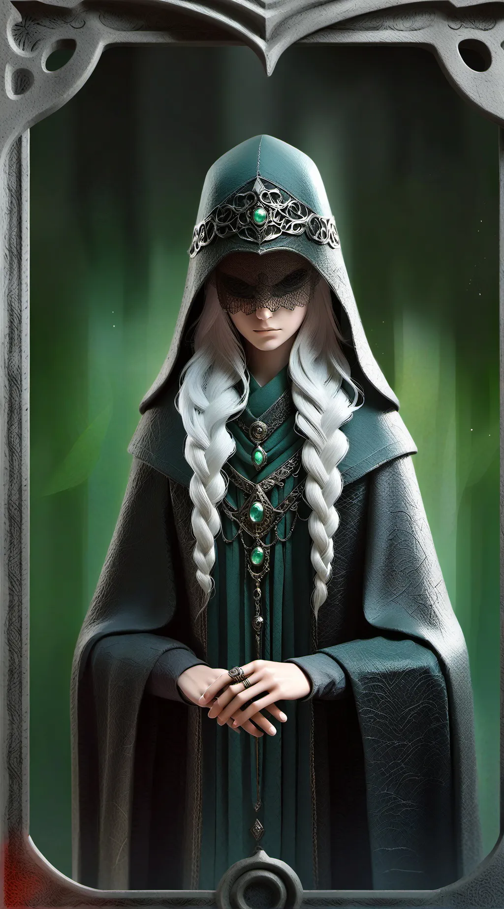 ai character: мама background