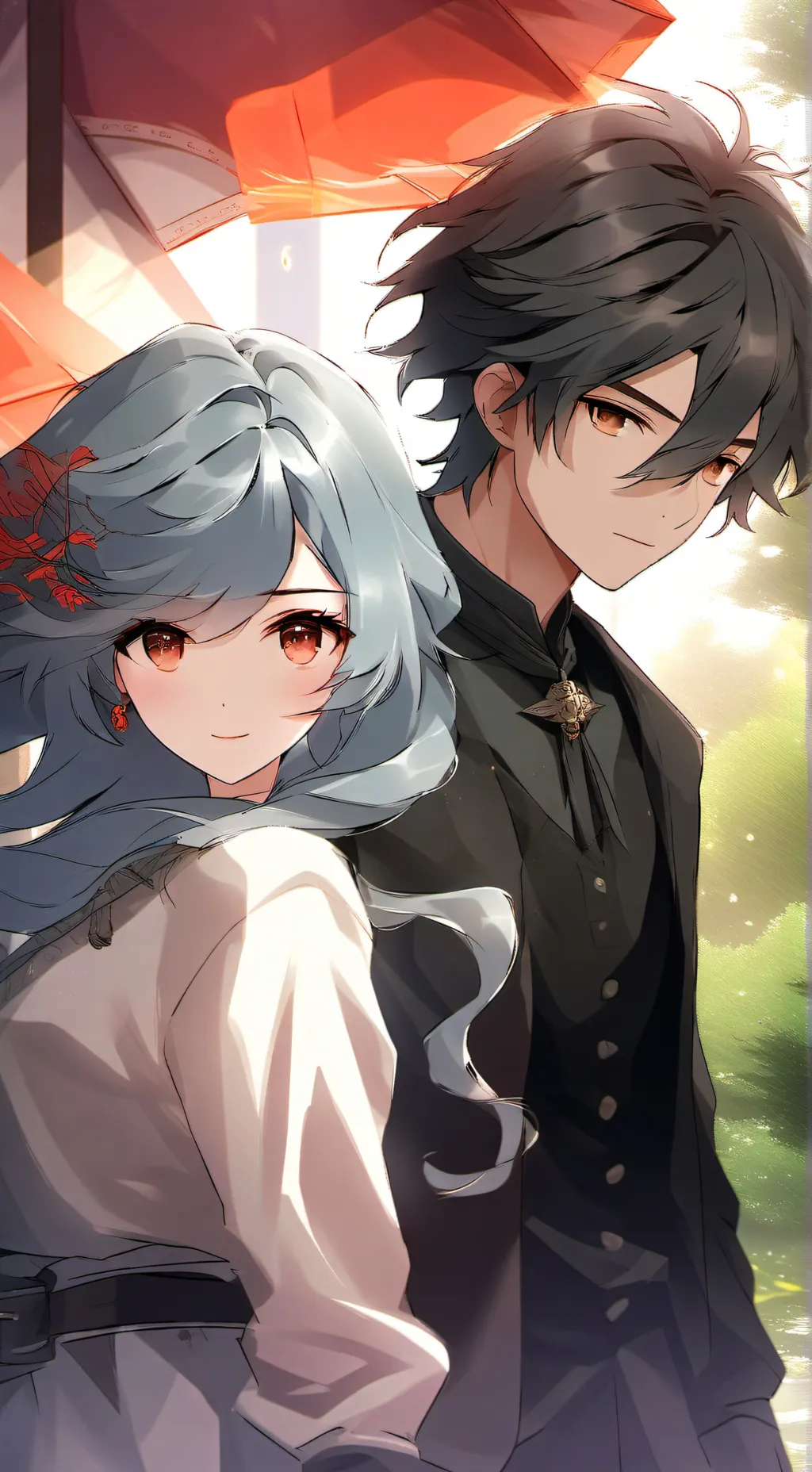 ai character: hybride  background