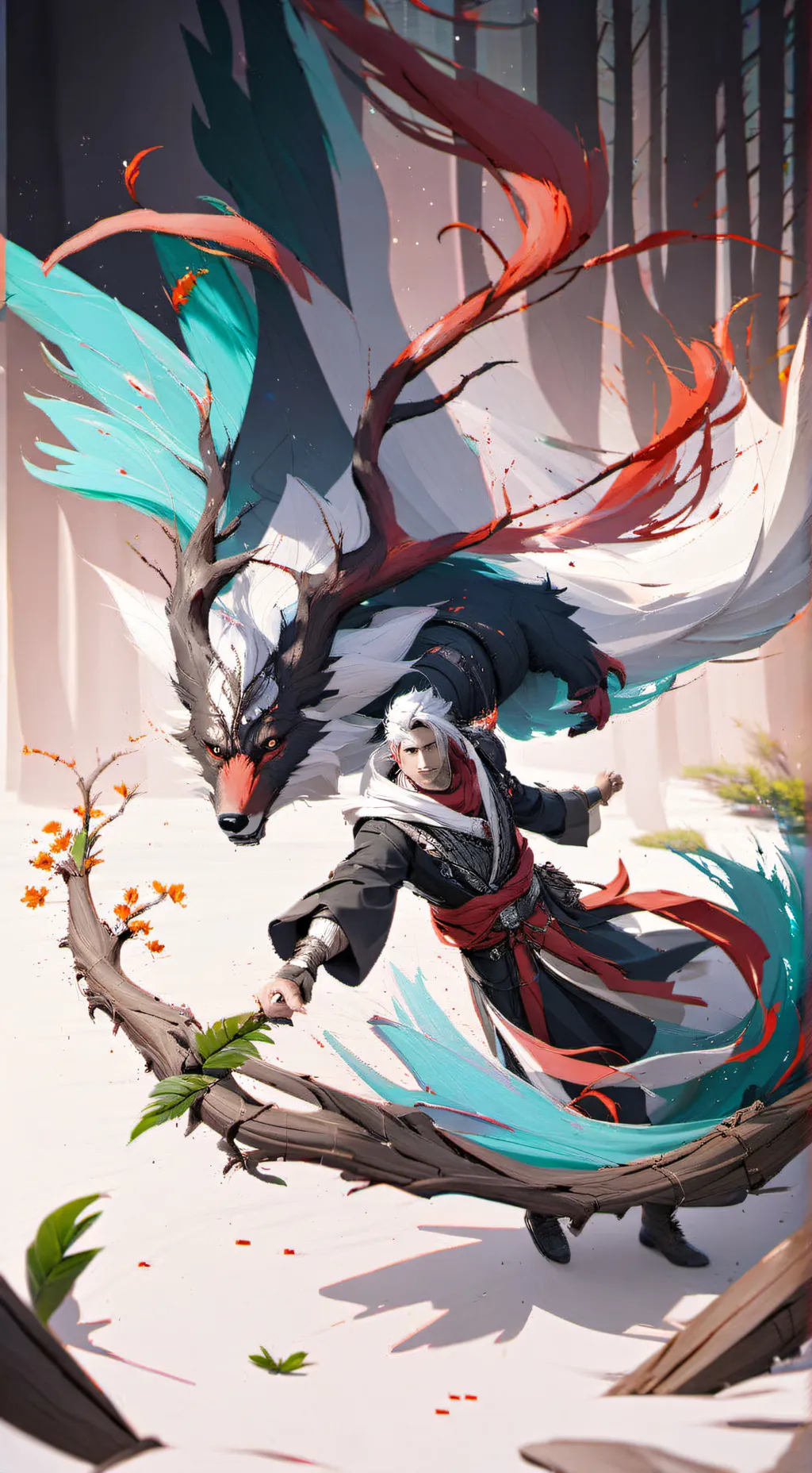 ai character: aquí llegamamos background