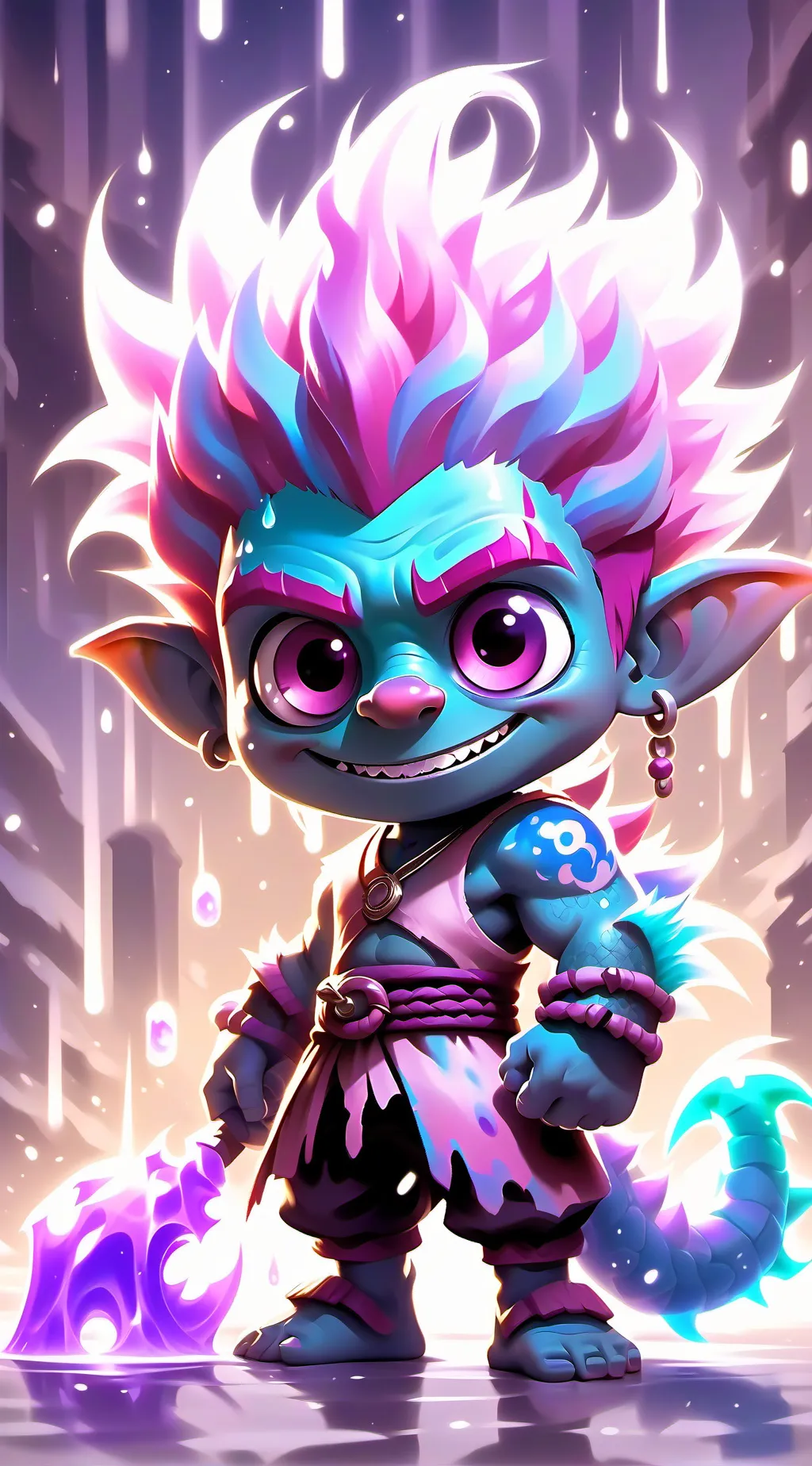 ai character: Trolls infection  background