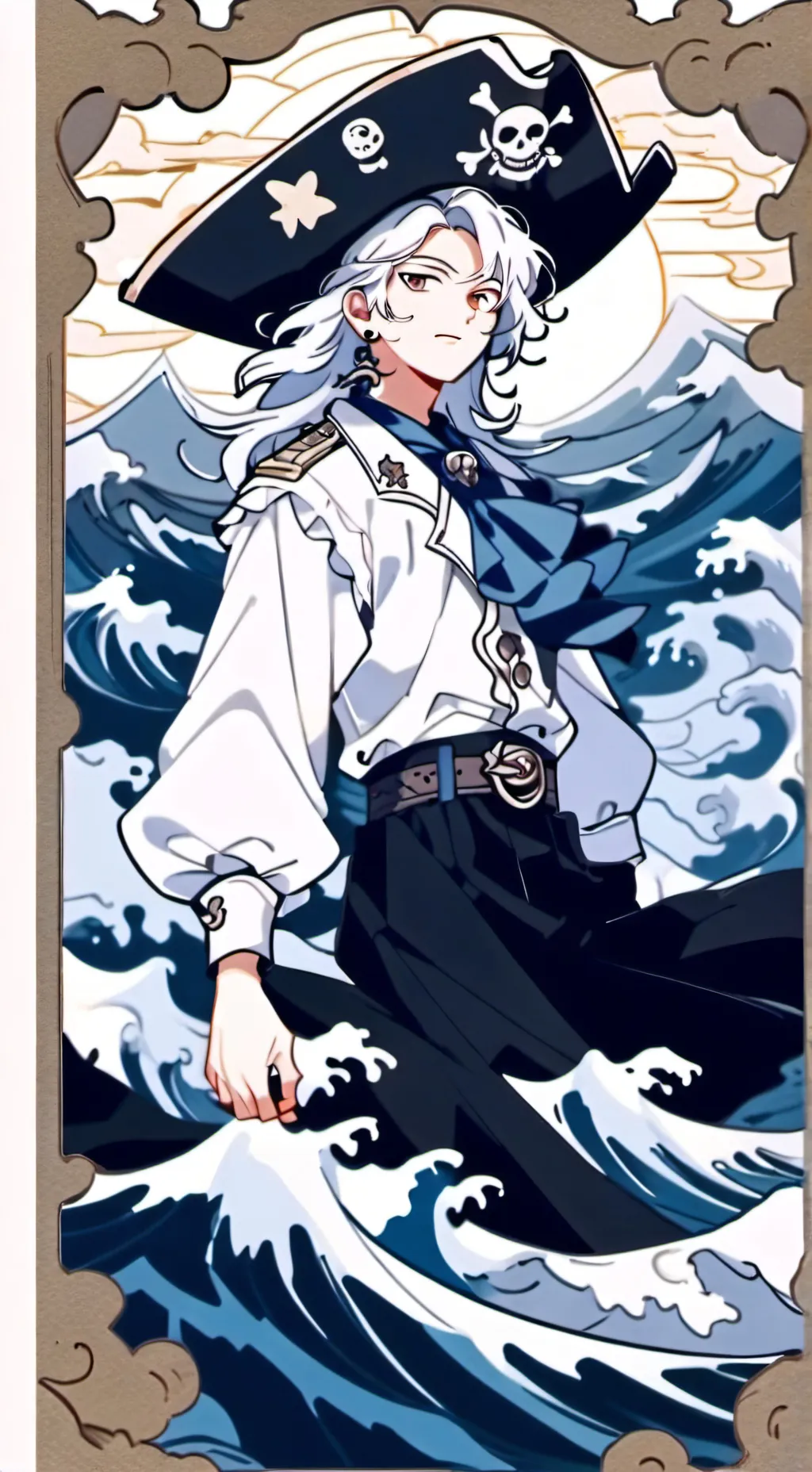 ai character: MHA pirata background