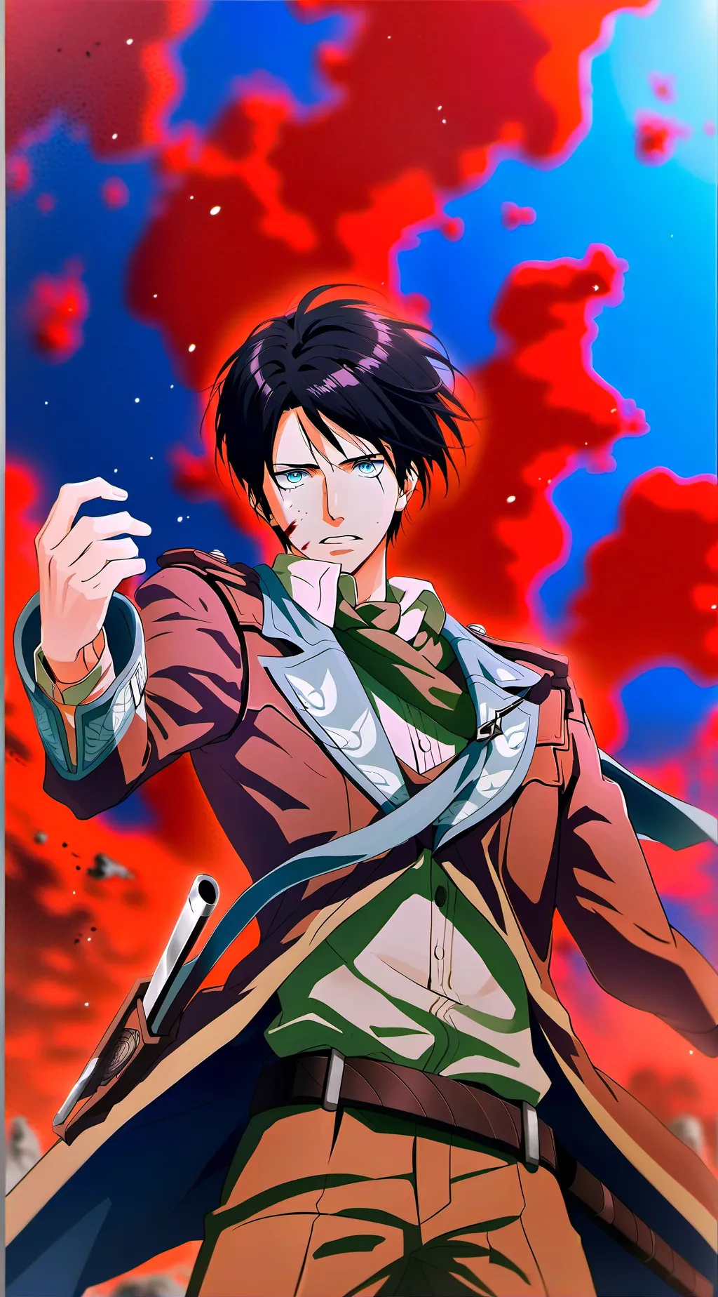 ai character: Eren Yeager background