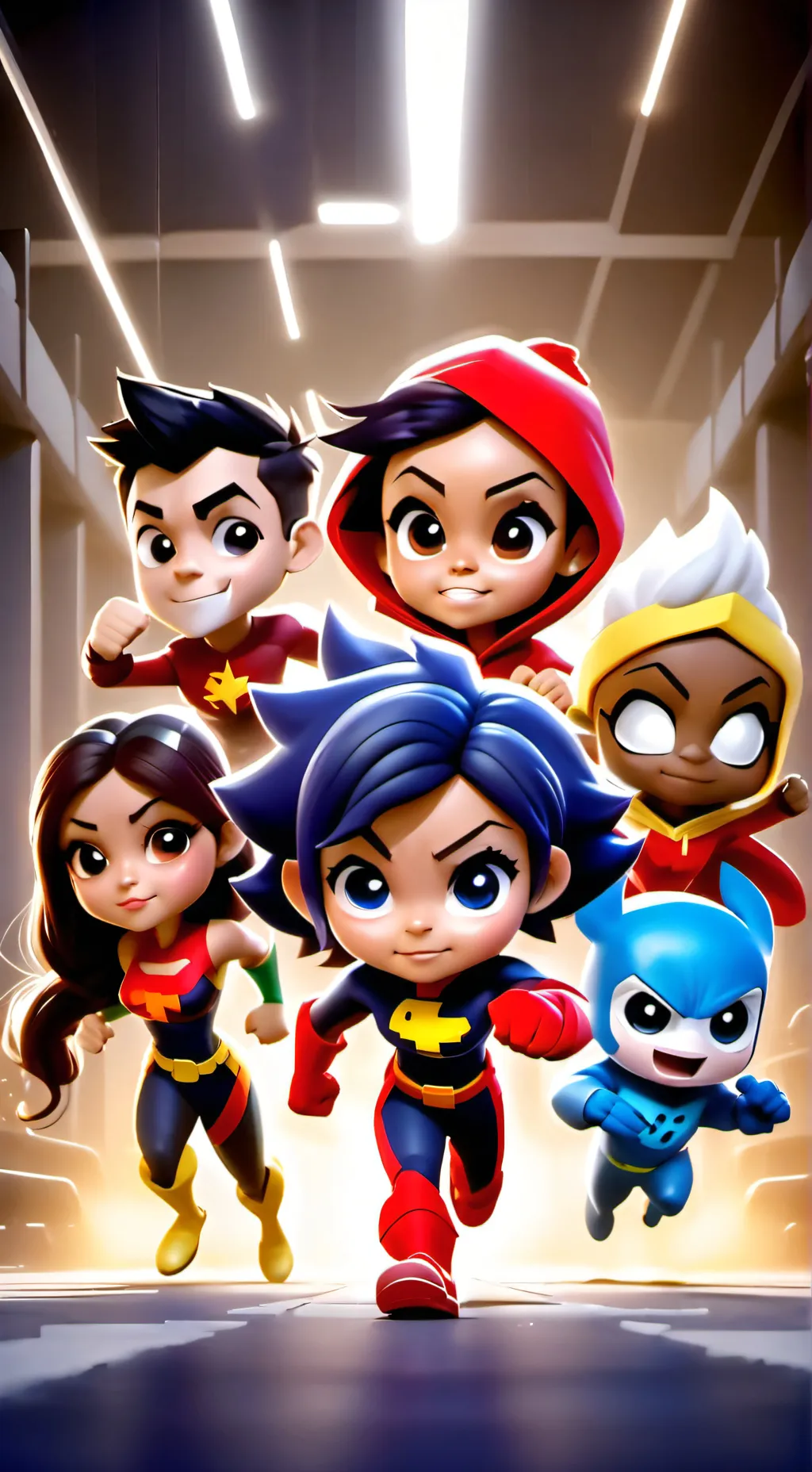 ai character: Sprunki+teentitis background