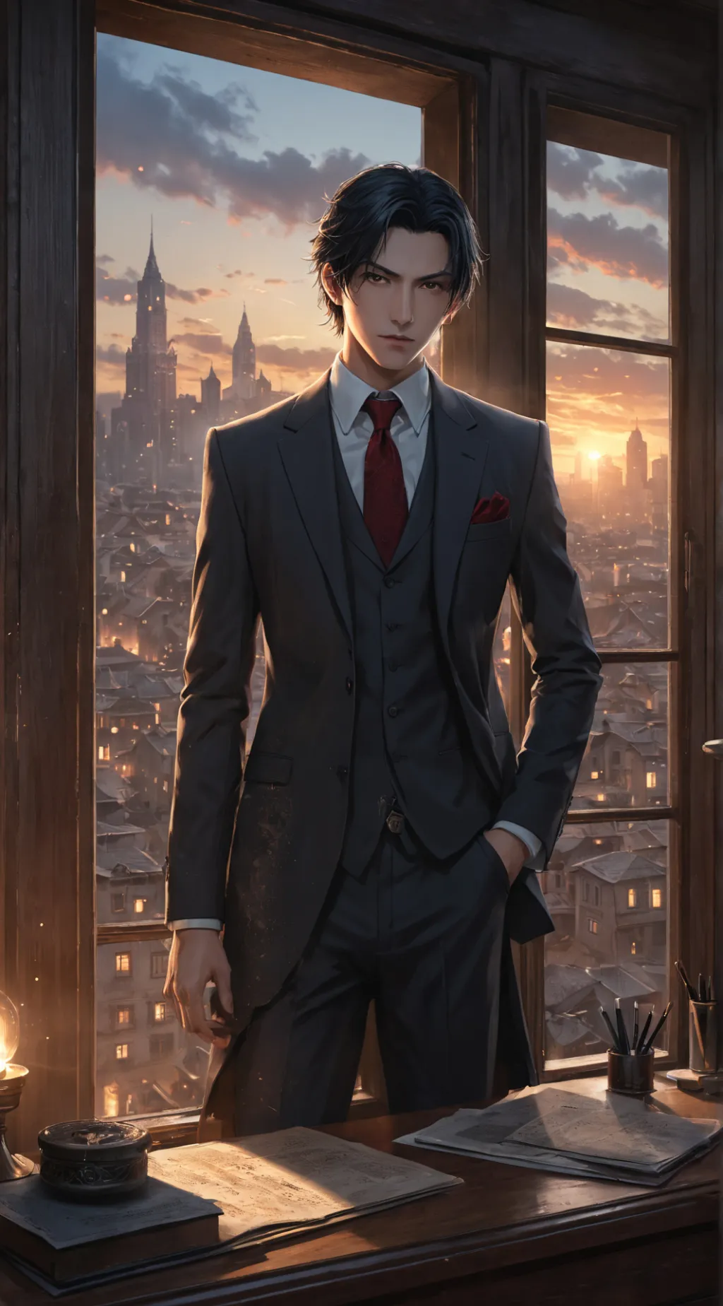 ai character: Dandy background