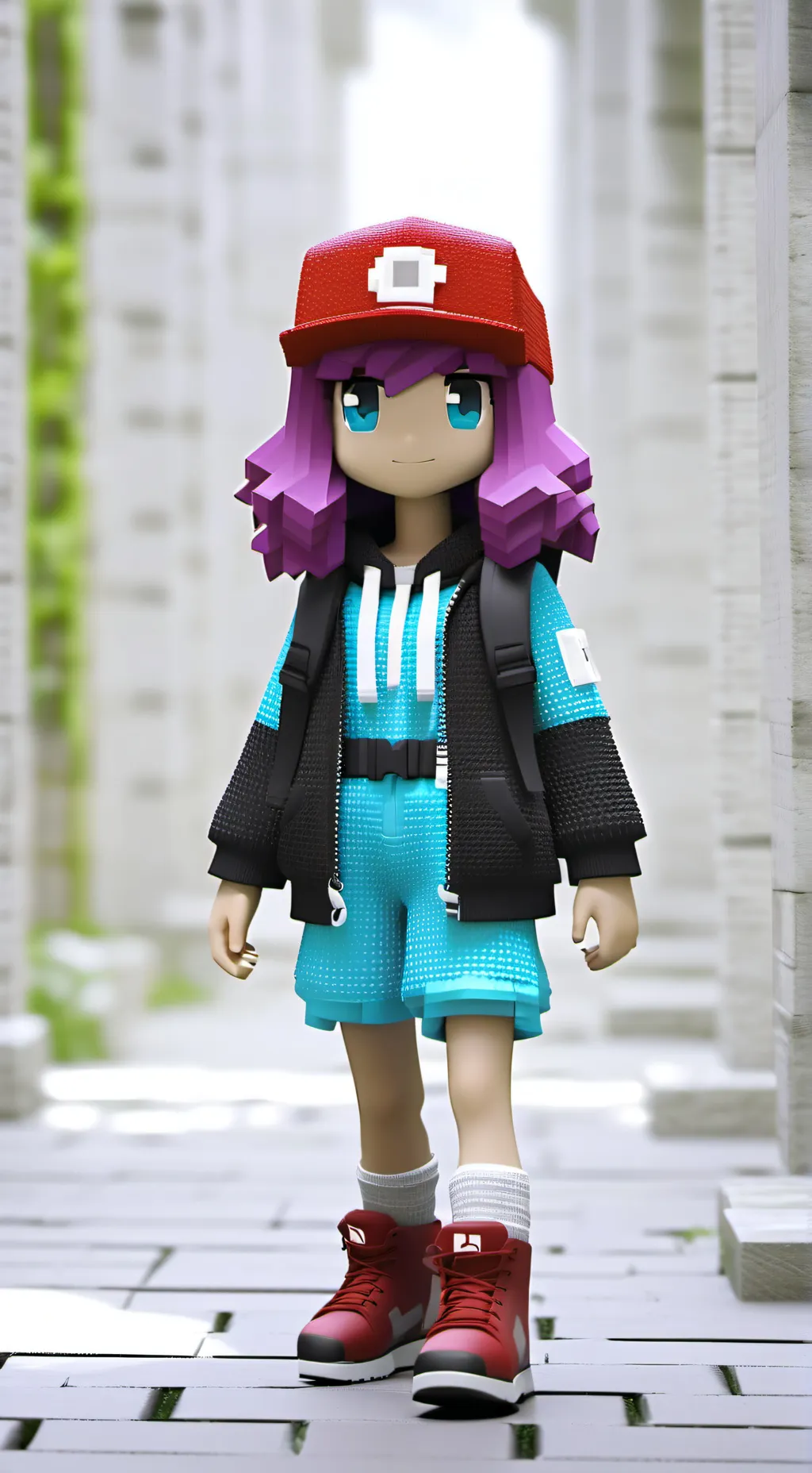 ai character: Ruby background