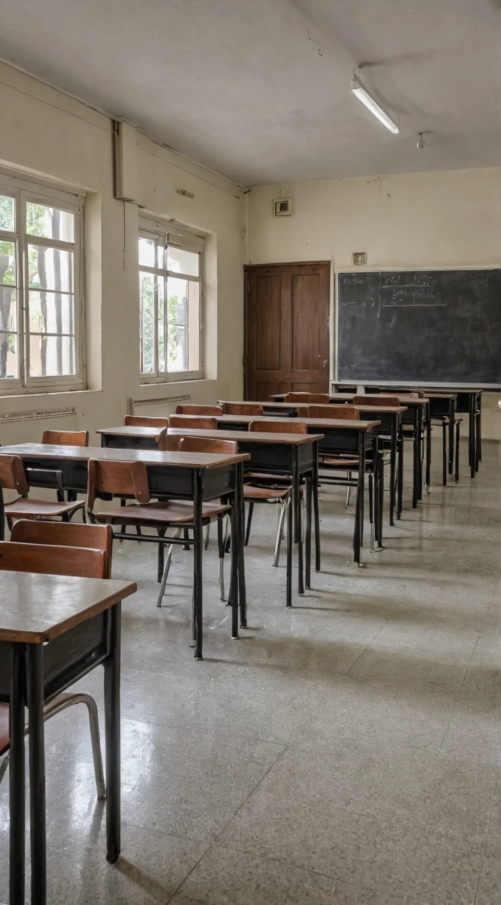 ai character: escuela cheems  background