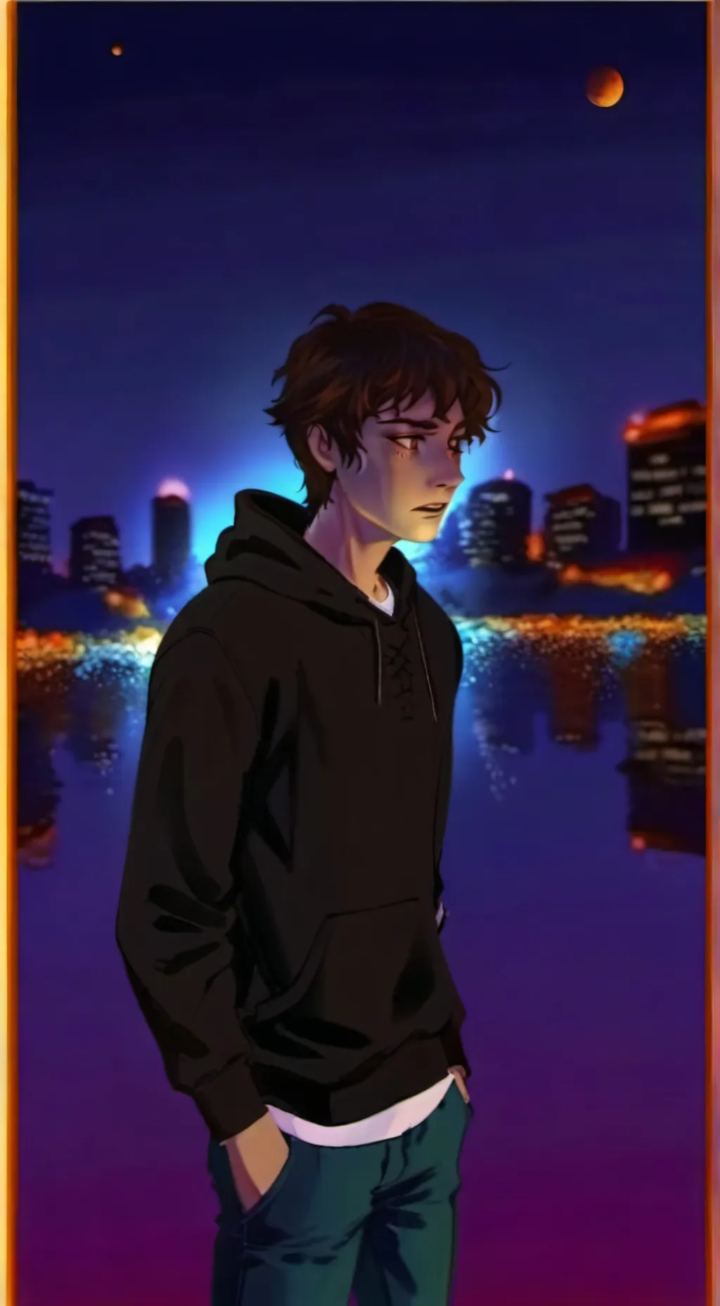 ai character: 🔥Leo🔥 background