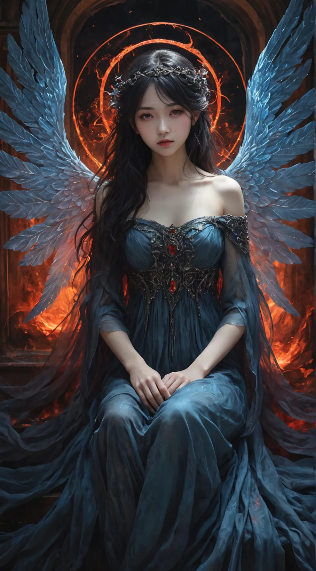 ai character: Ariana  background