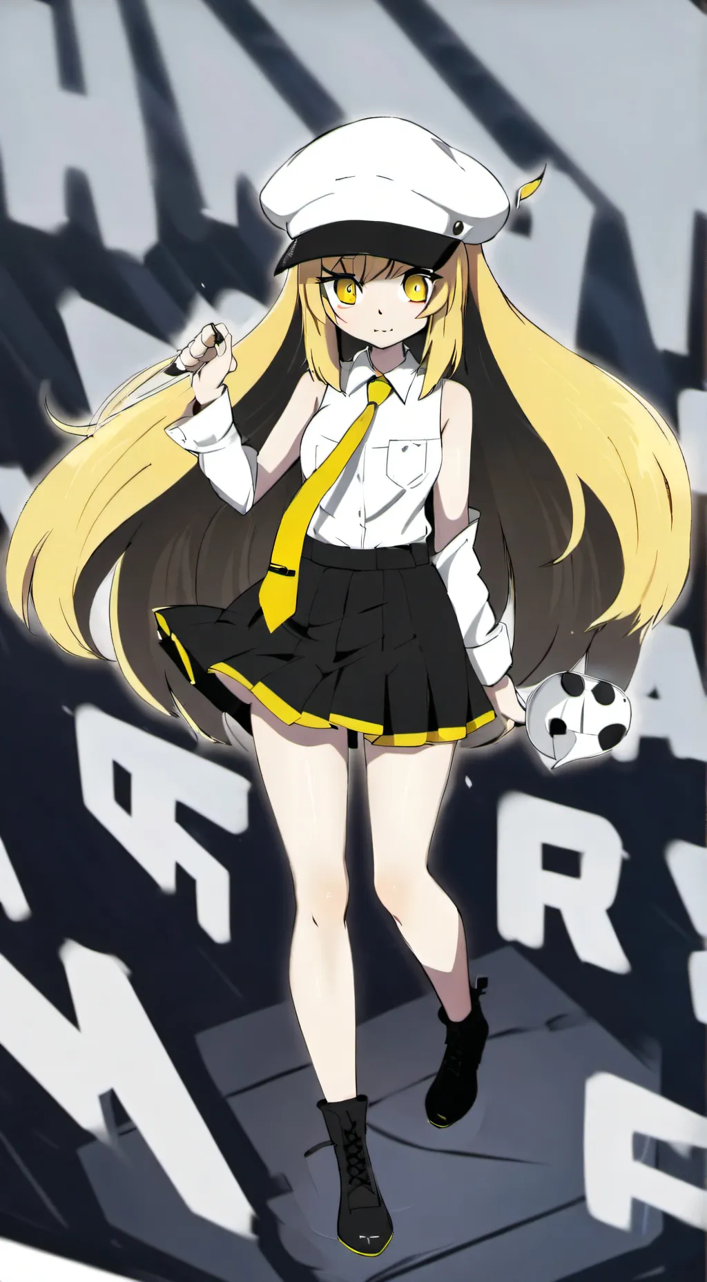 ai character: Neru Akita background