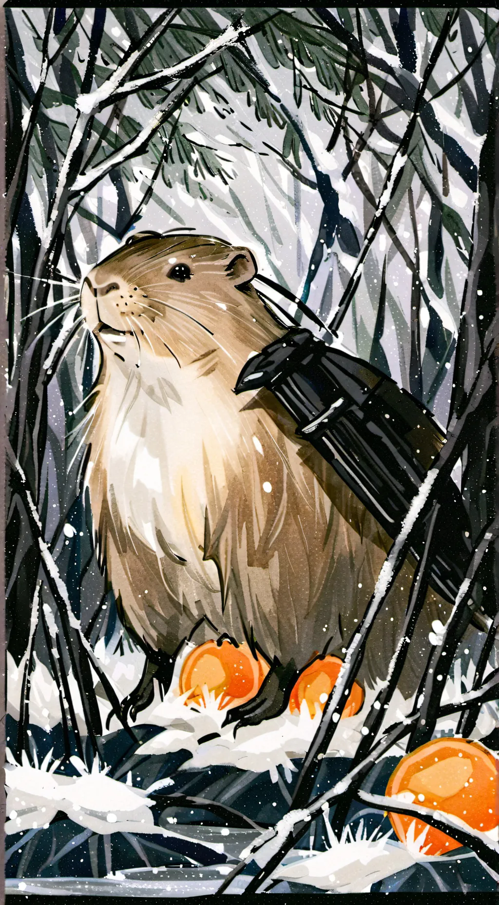 ai character: капибара background