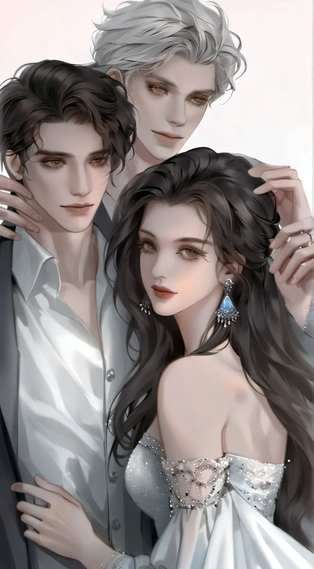 ai character: Sebastián y axel  background