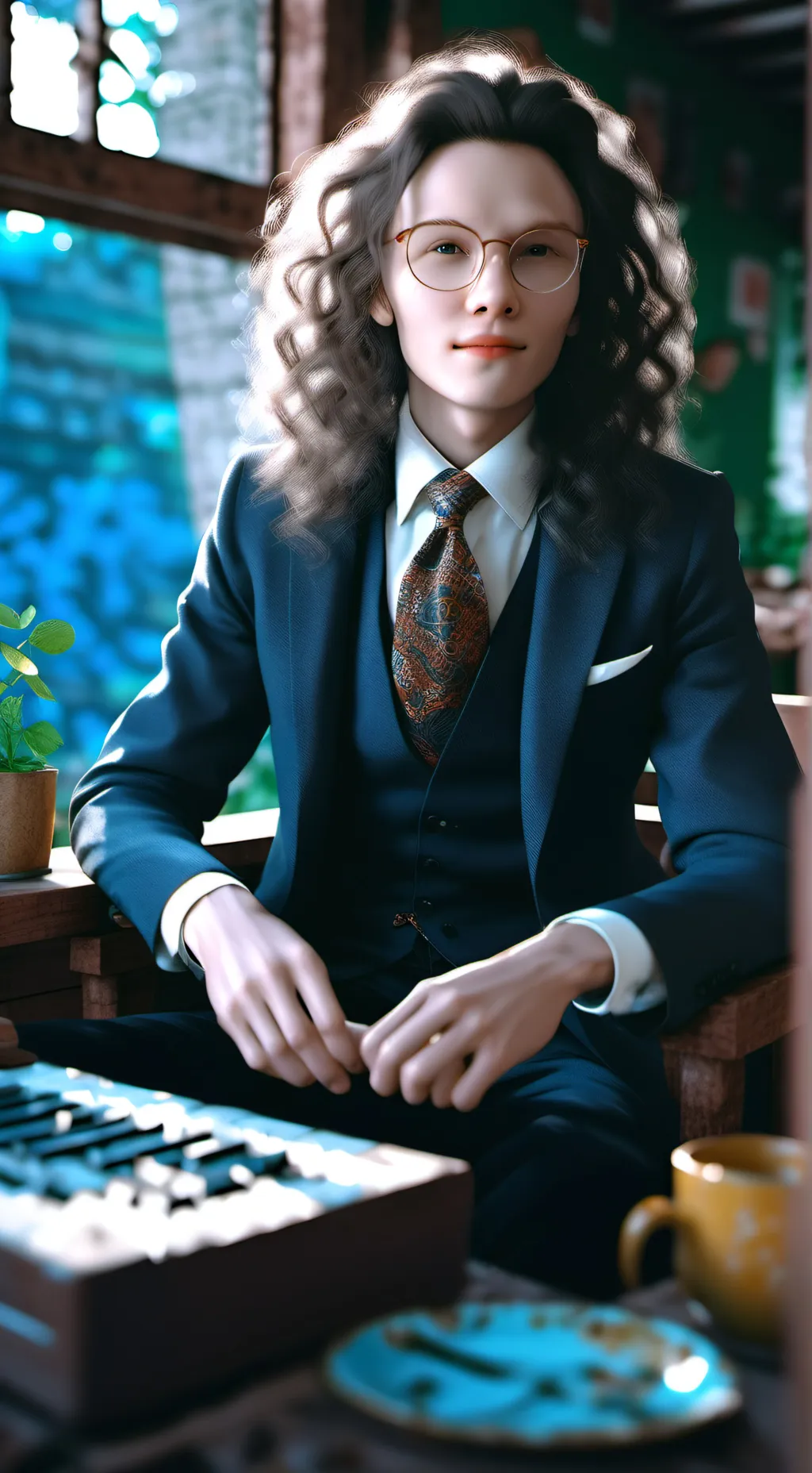 ai character: alexis background