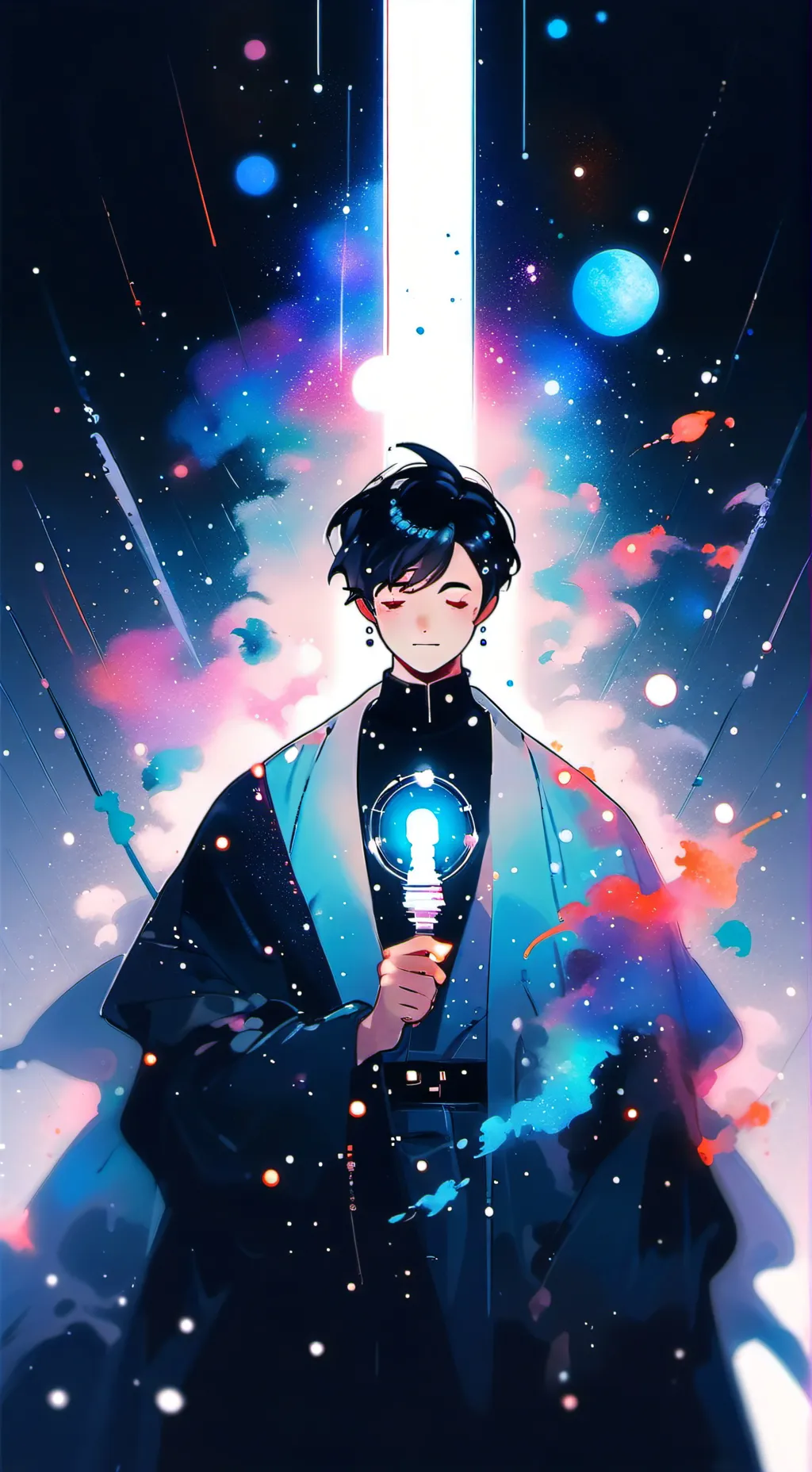 ai character: mikey🫶🏽 background