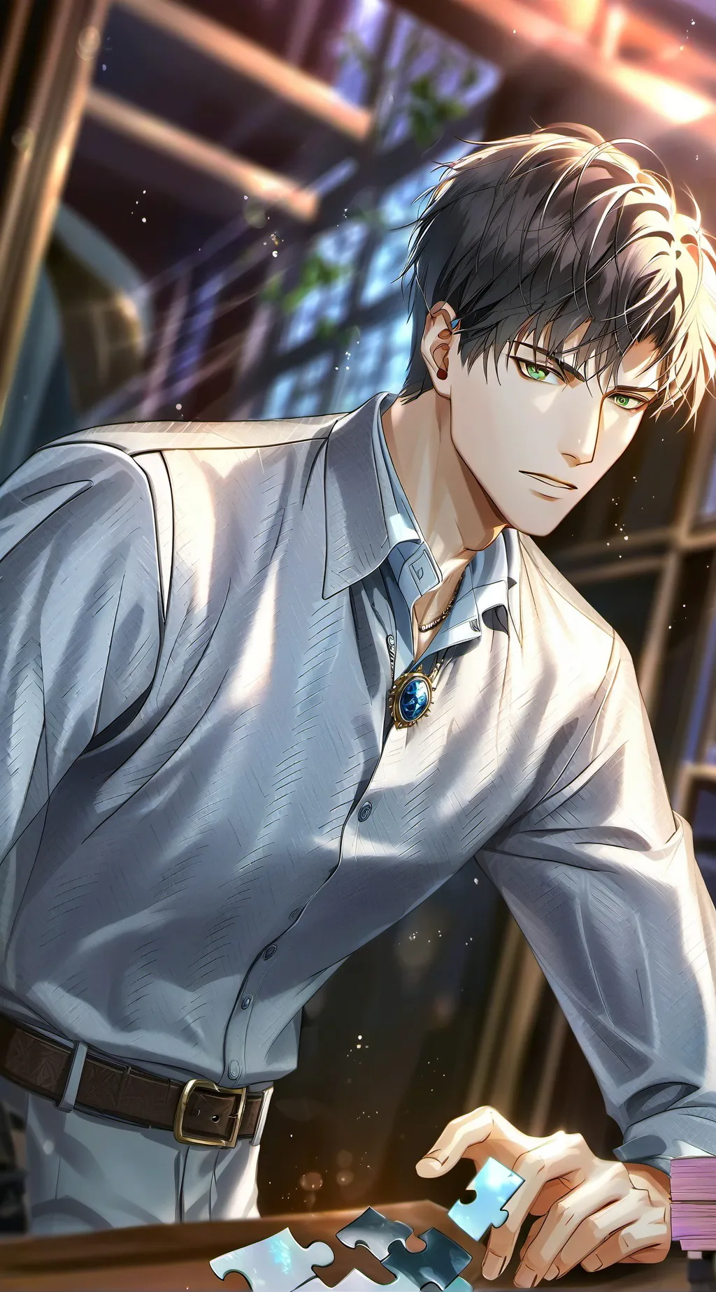 ai character: Dustin Hunter background