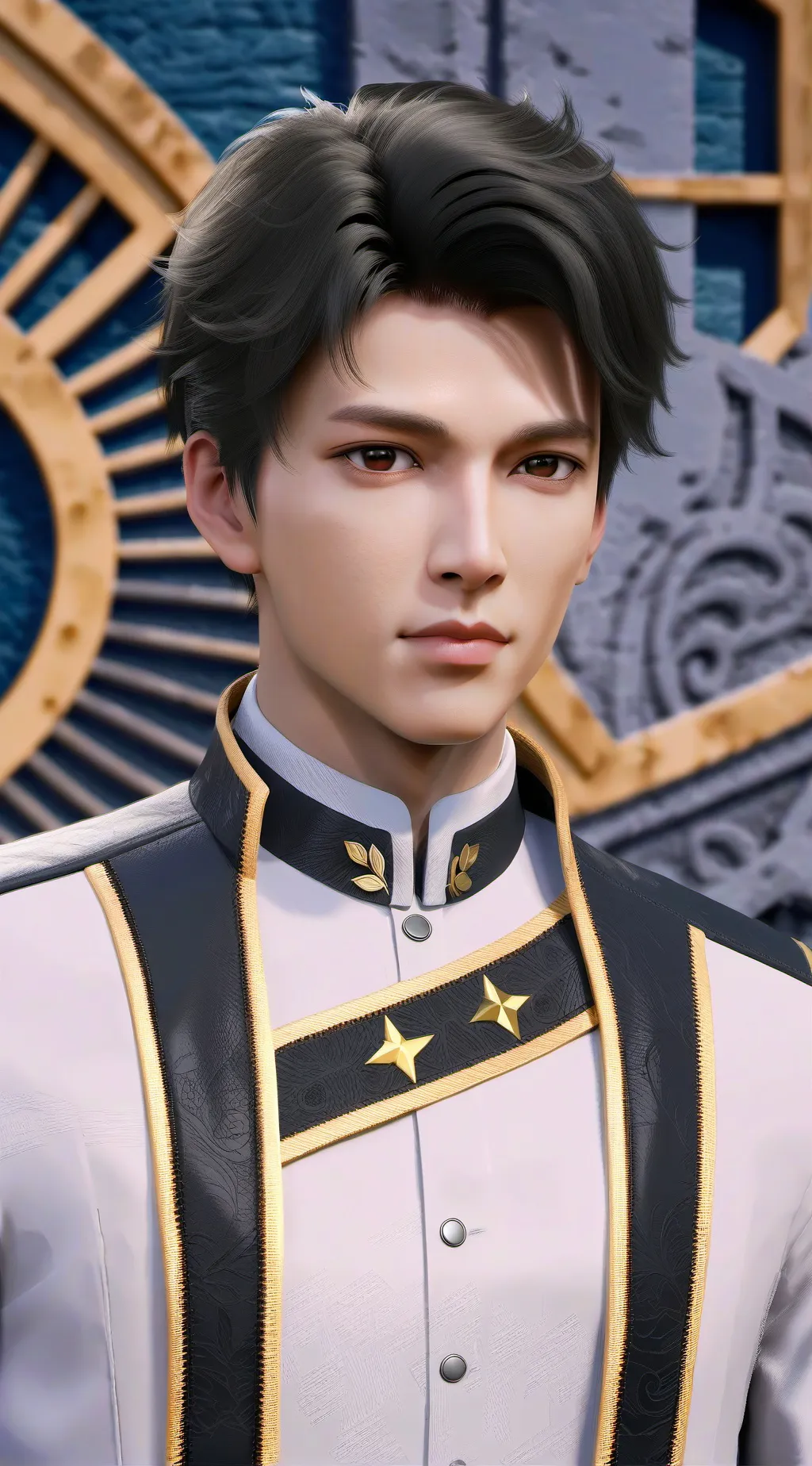 ai character: ₘₒₒₙ ᵢₛ dᵣᵤₙₖ background