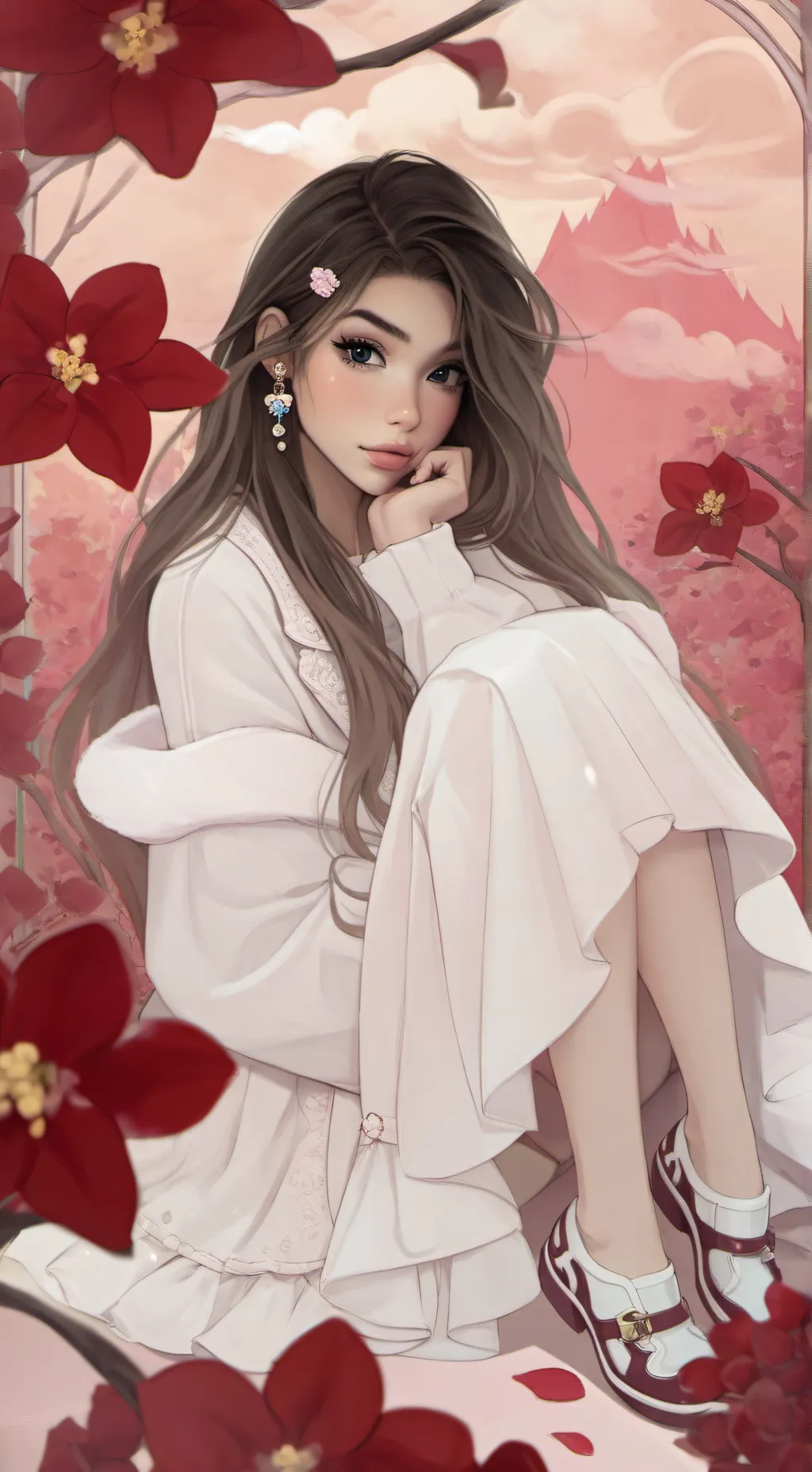 ai character: tiktoker xd background